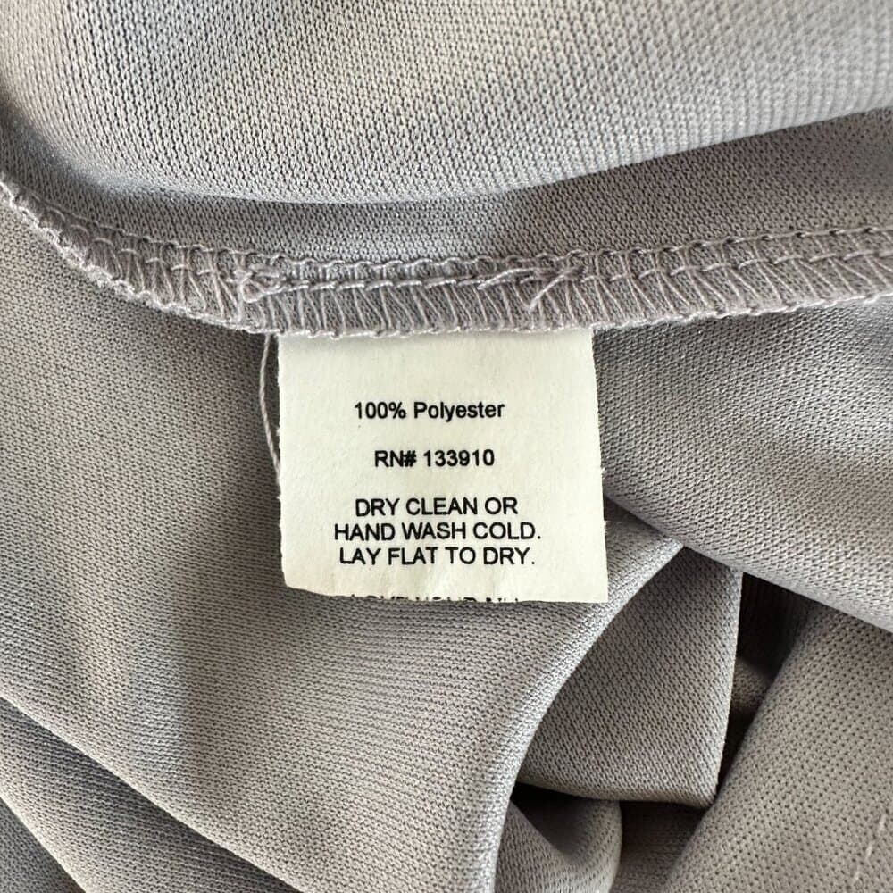NWOT SHOW ME YOUR MUMU Faith Maxi Dress Dove Grey Chiffon XXS - Thumbnail 11