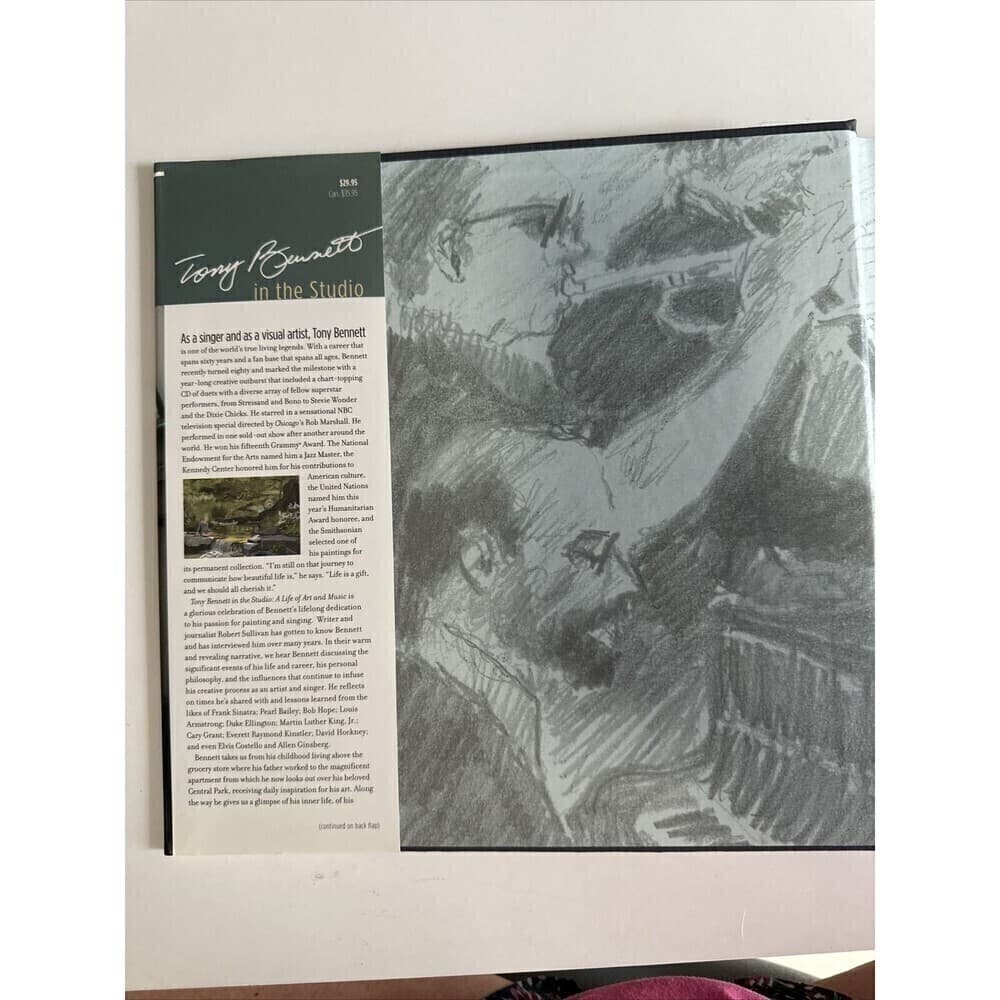 Tony Bennett In The Studio Life Art Music Painting Painter Hardcover w/CD (SEE) - Thumbnail 2