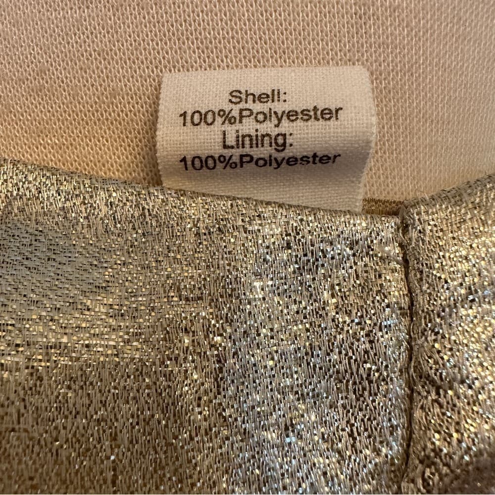 Nwt Collective The Label From ASOS Gold Petite Sleeveless Mini Dress Size 6P - Thumbnail 8