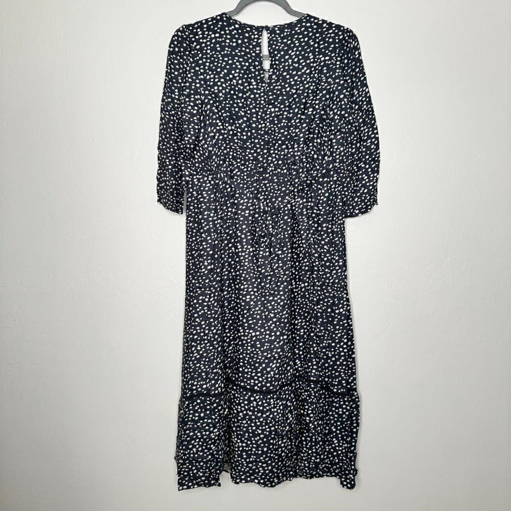 Isabel Maternity by Ingrid & Isabel Gray & White Maxi Dress NWT - Thumbnail 4