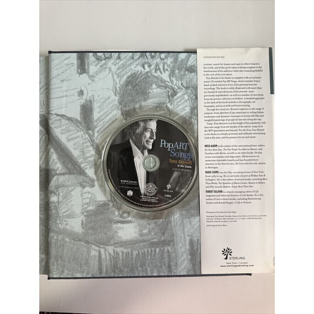 Tony Bennett In The Studio Life Art Music Painting Painter Hardcover w/CD (SEE) - Thumbnail 3