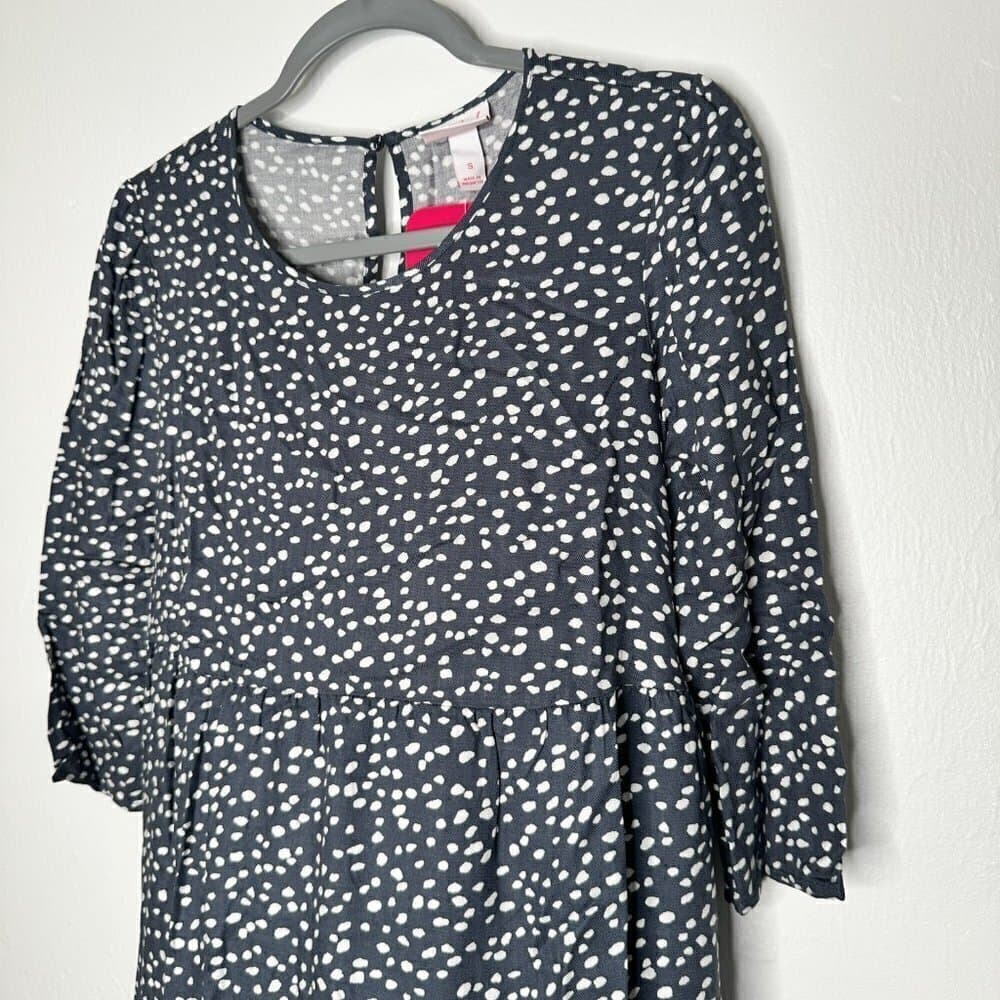 Isabel Maternity by Ingrid & Isabel Gray & White Maxi Dress NWT - Thumbnail 3