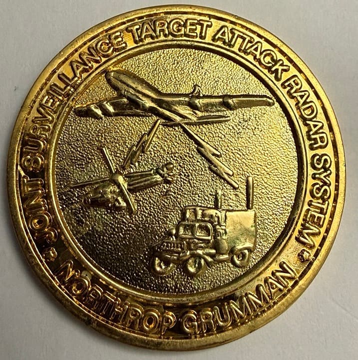 Northrop Grumman Joint STARS Eye in the Sky Challenge Coin JSTARS Military - Thumbnail 2
