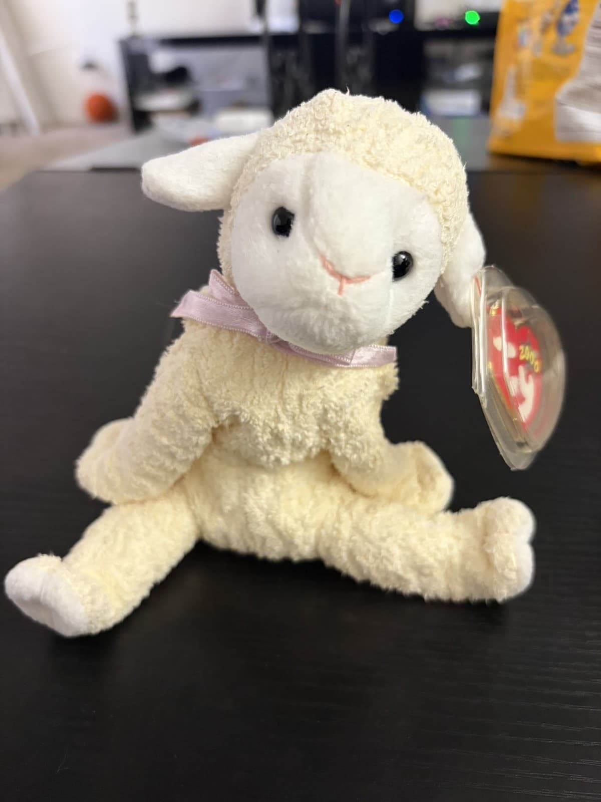 Ty Beanie Baby - FLEECIE the Lamb (6 Inch) NEW MWMTs Plush Vintage 2000 - Thumbnail 6