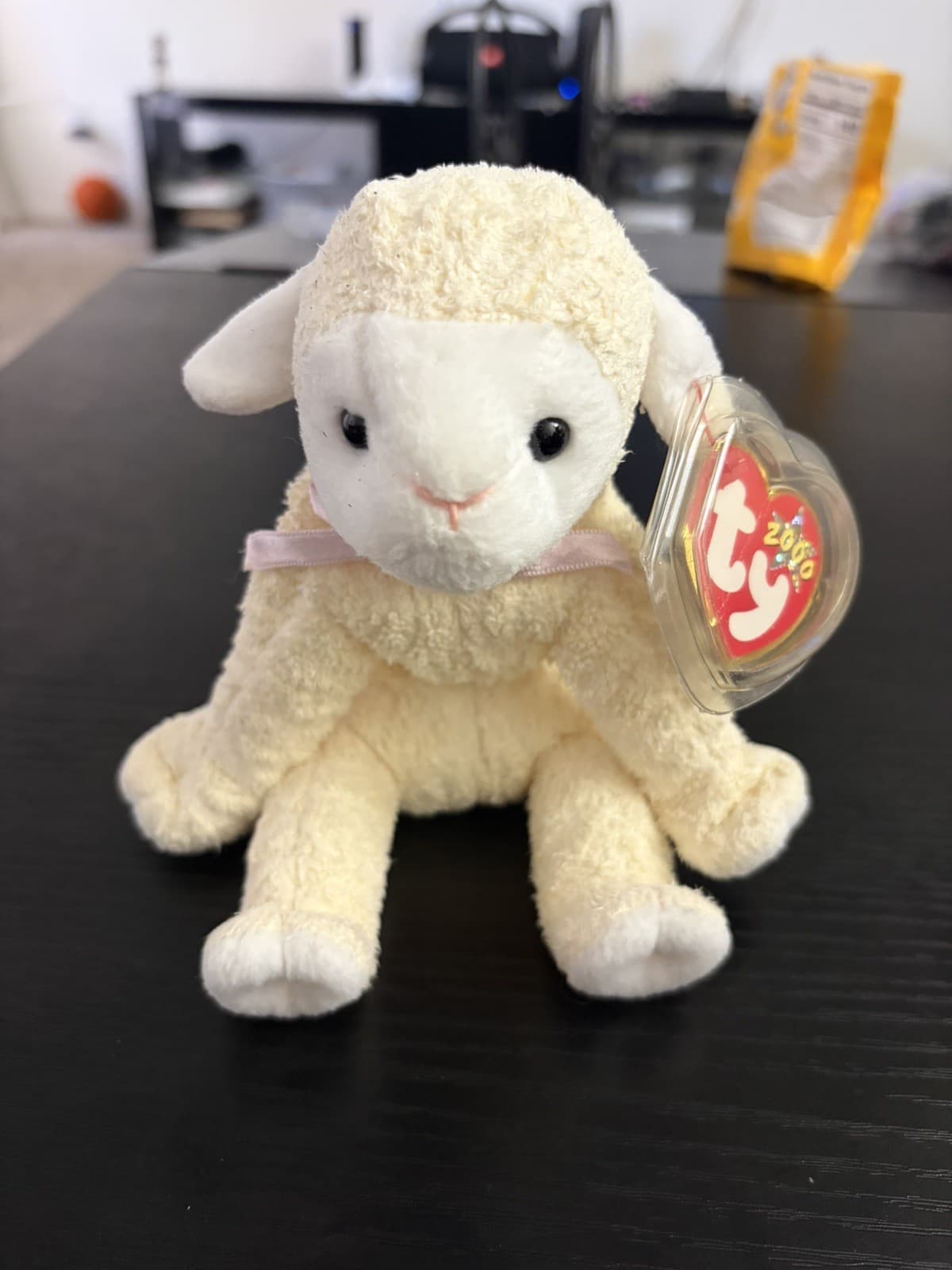 Ty Beanie Baby - FLEECIE the Lamb (6 Inch) NEW MWMTs Plush Vintage 2000 - Thumbnail 2