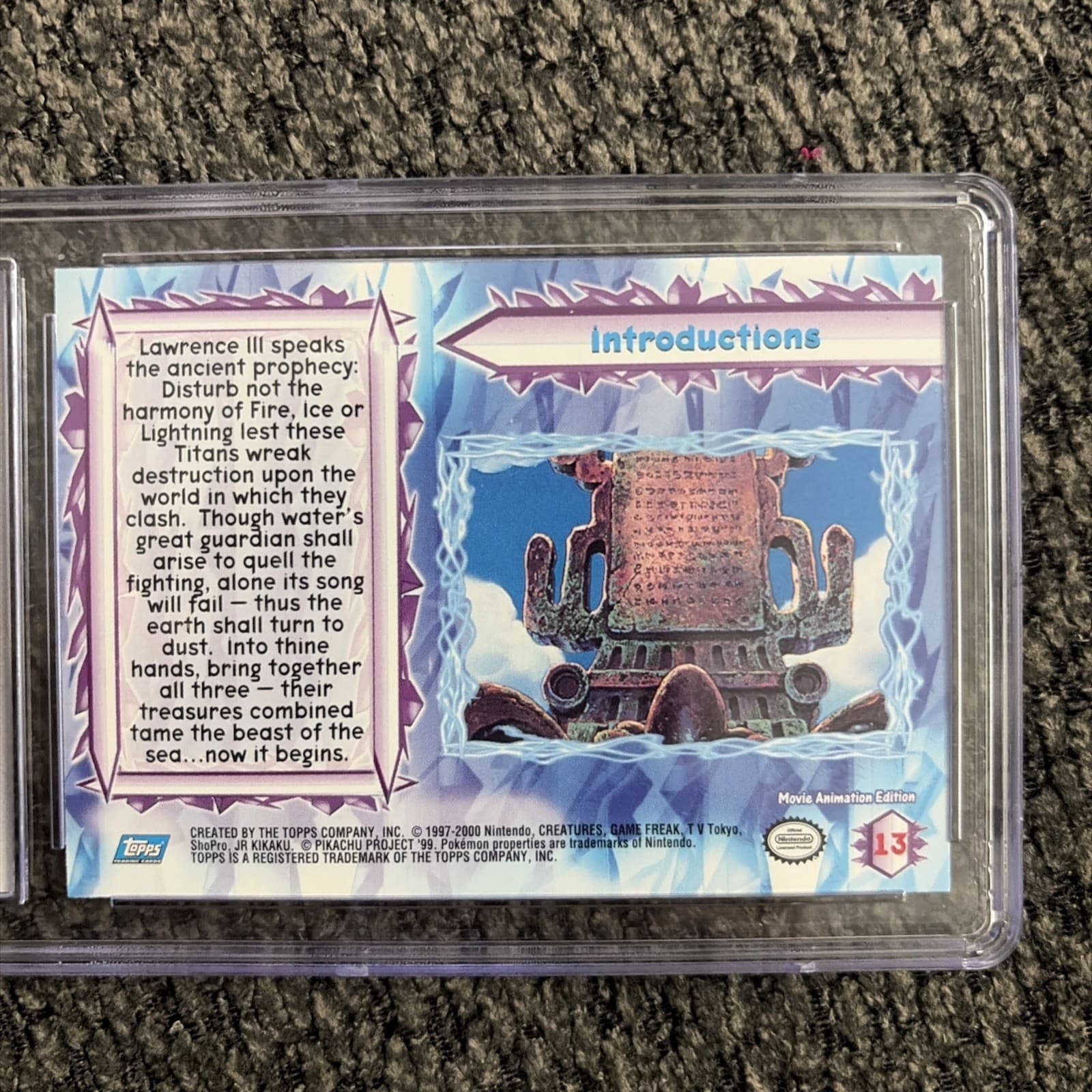 Pokemon The Movie 2000 TOPPS Introductions #13 Slowking CGC Mint+ 9.5 POP 2 - Thumbnail 3