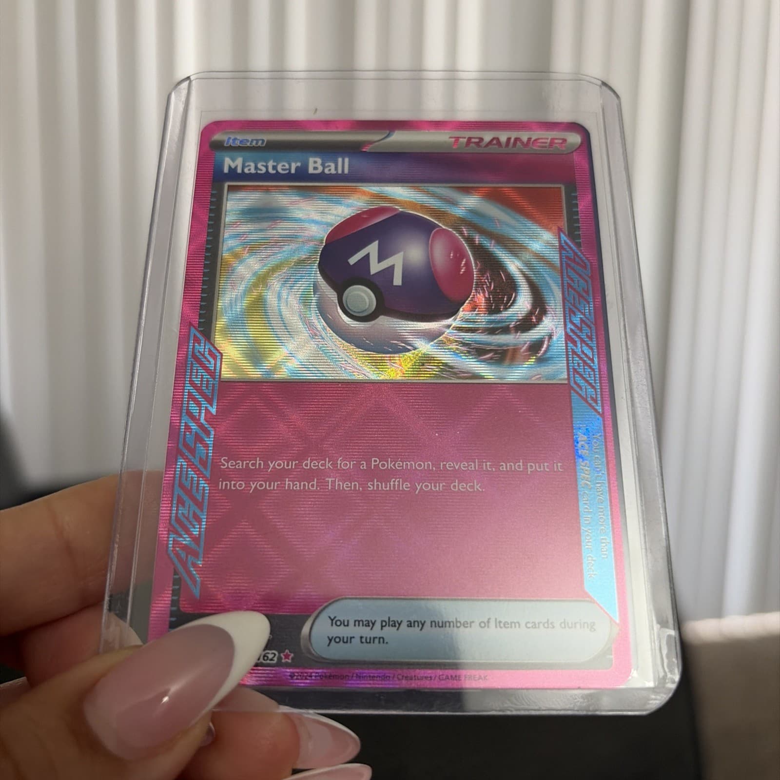 Pokémon Master Ball 153/162 Temporal Forces Reverse Holo ENG - Thumbnail 2