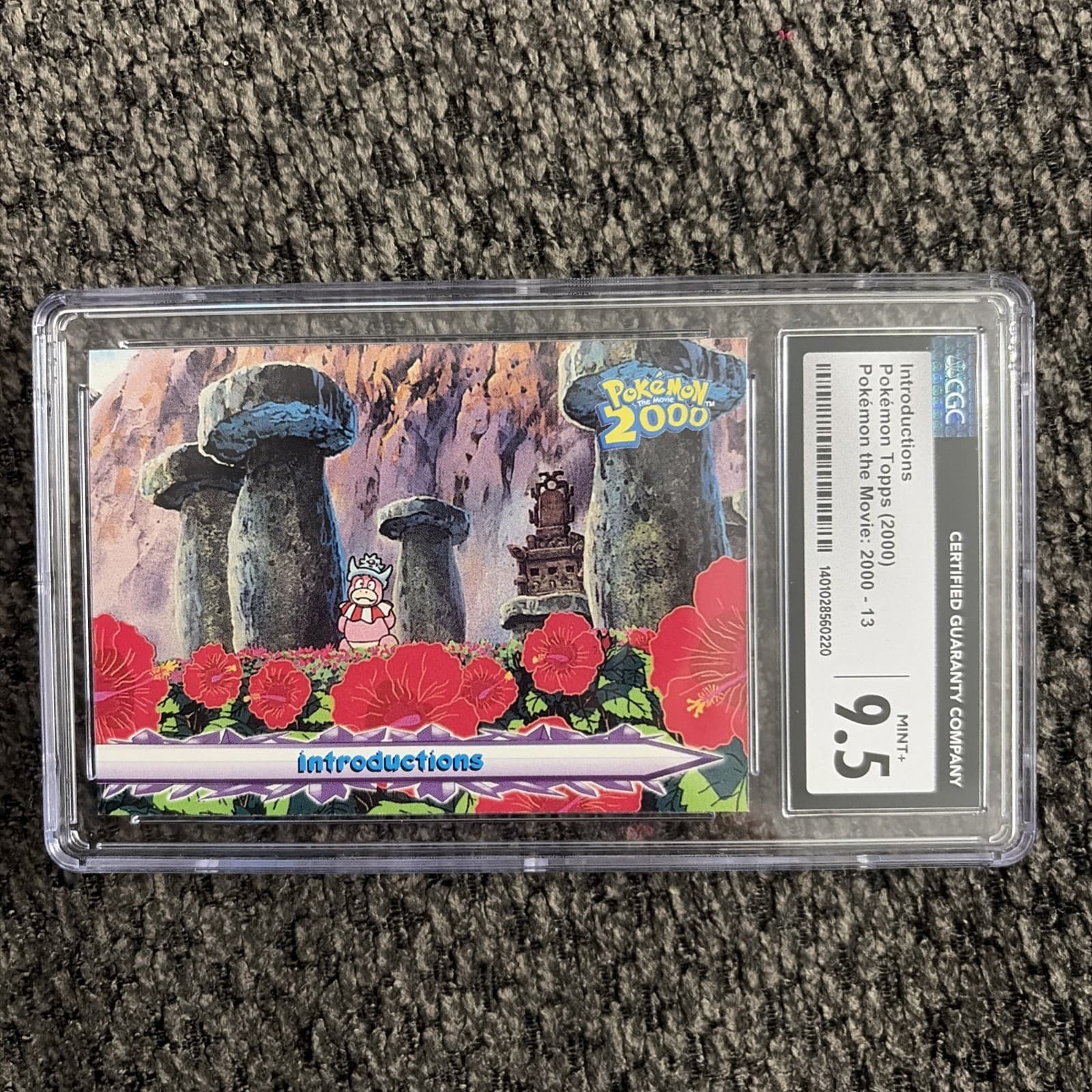 Pokemon The Movie 2000 TOPPS Introductions #13 Slowking CGC Mint+ 9.5 POP 2 - Thumbnail 2