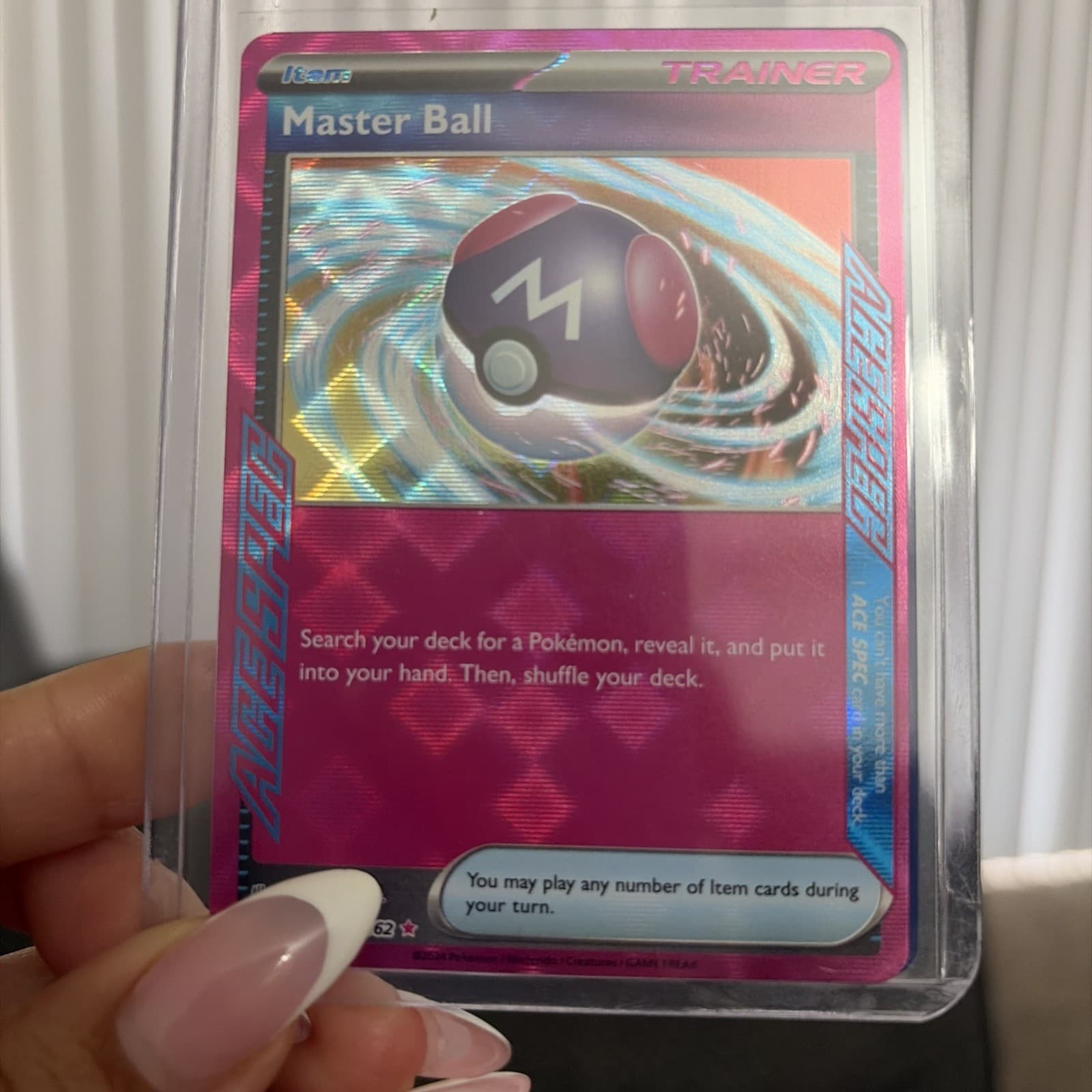 Pokémon Master Ball 153/162 Temporal Forces Reverse Holo ENG - Thumbnail 3