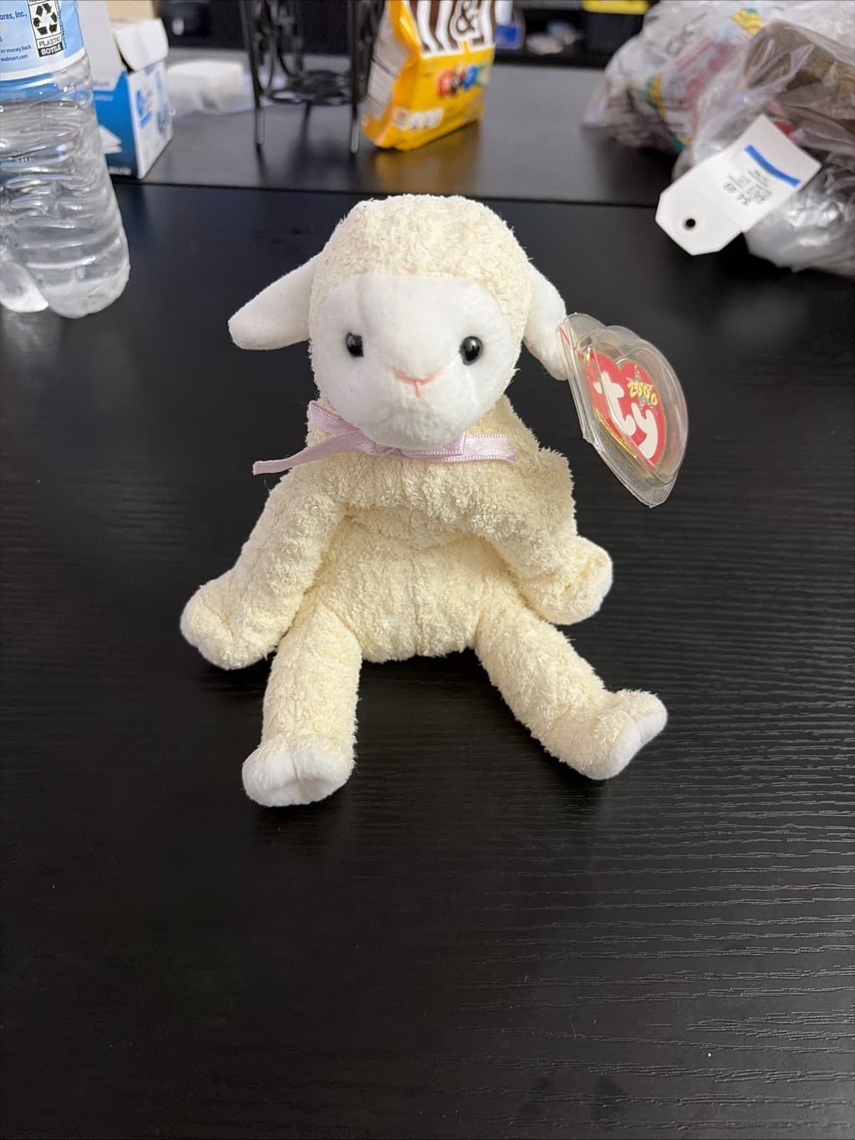 Ty Beanie Baby - FLEECIE the Lamb (6 Inch) NEW MWMTs Plush Vintage 2000 - Thumbnail 5