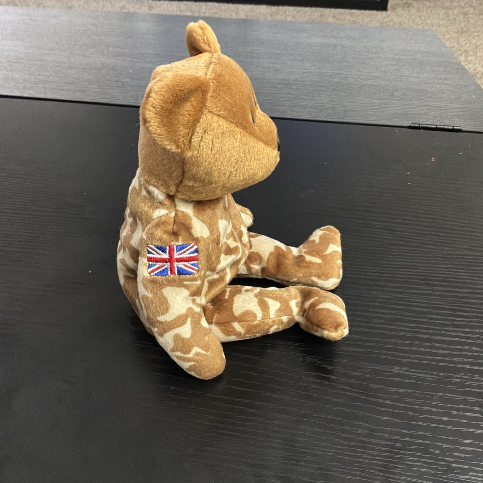 TY Beanie Baby HERO the Military Bear UK 2003 Exclusive Version British Flag - Thumbnail 2