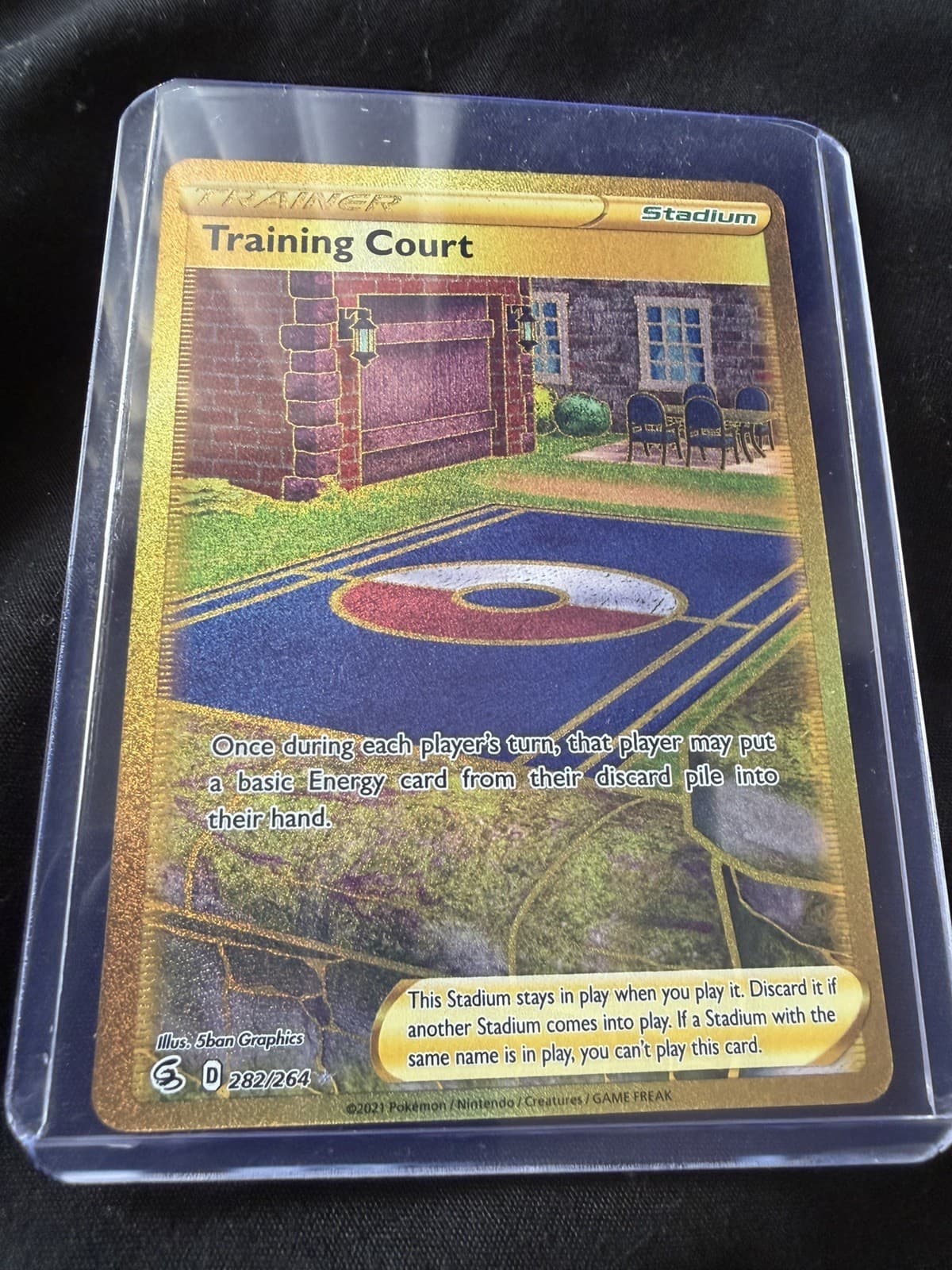 Pokémon TCG Training Court Fusion Strike 282/264 Holo Secret Rare near mint nm - Thumbnail 3