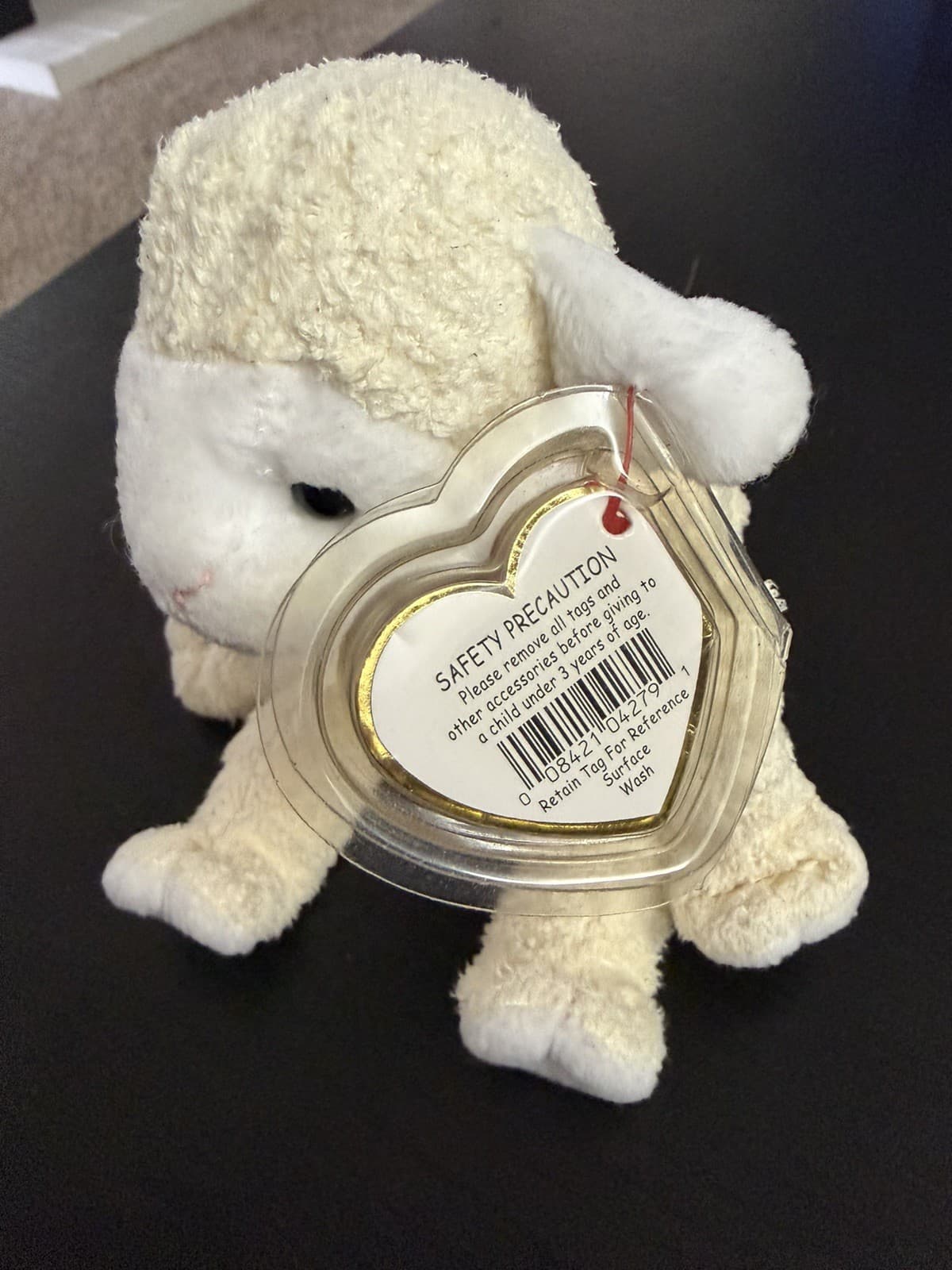 Ty Beanie Baby - FLEECIE the Lamb (6 Inch) NEW MWMTs Plush Vintage 2000 - Thumbnail 4