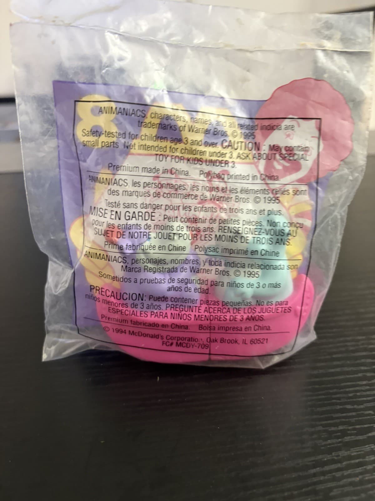 1994 WB Animaniacs McDonald's Happy Meal Toy #8 Hip Hippos NISP 3014 - Thumbnail 4