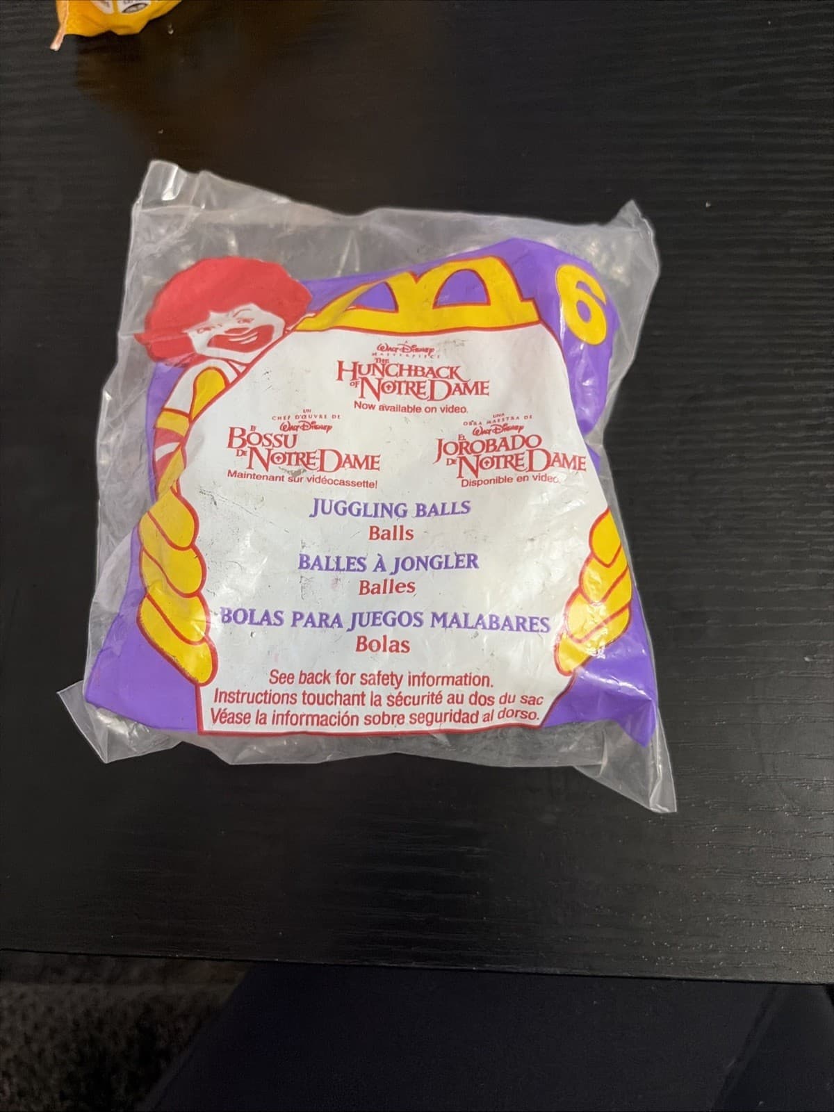 1997 McDonald's Happy Meal Hunchback Of Notre Dame Juggling Balls #6 - Thumbnail 2