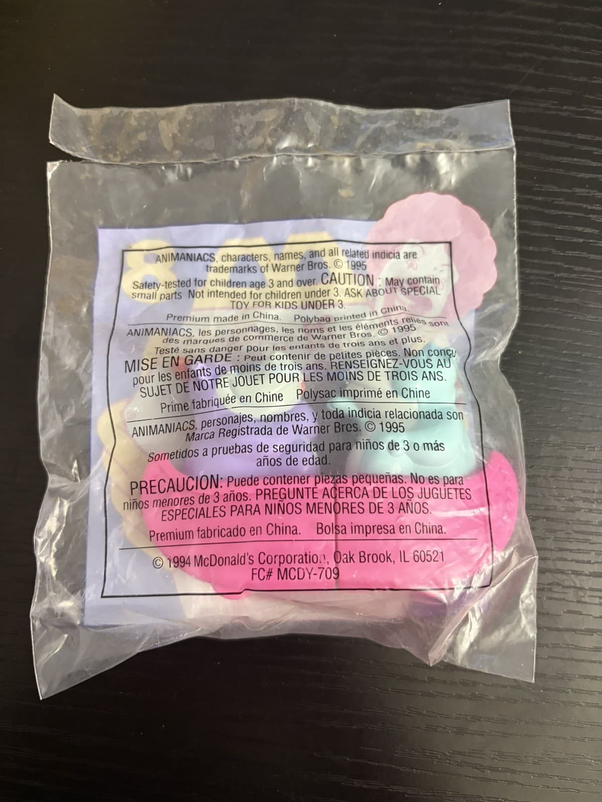 1994 WB Animaniacs McDonald's Happy Meal Toy #8 Hip Hippos NISP 3014 - Thumbnail 2