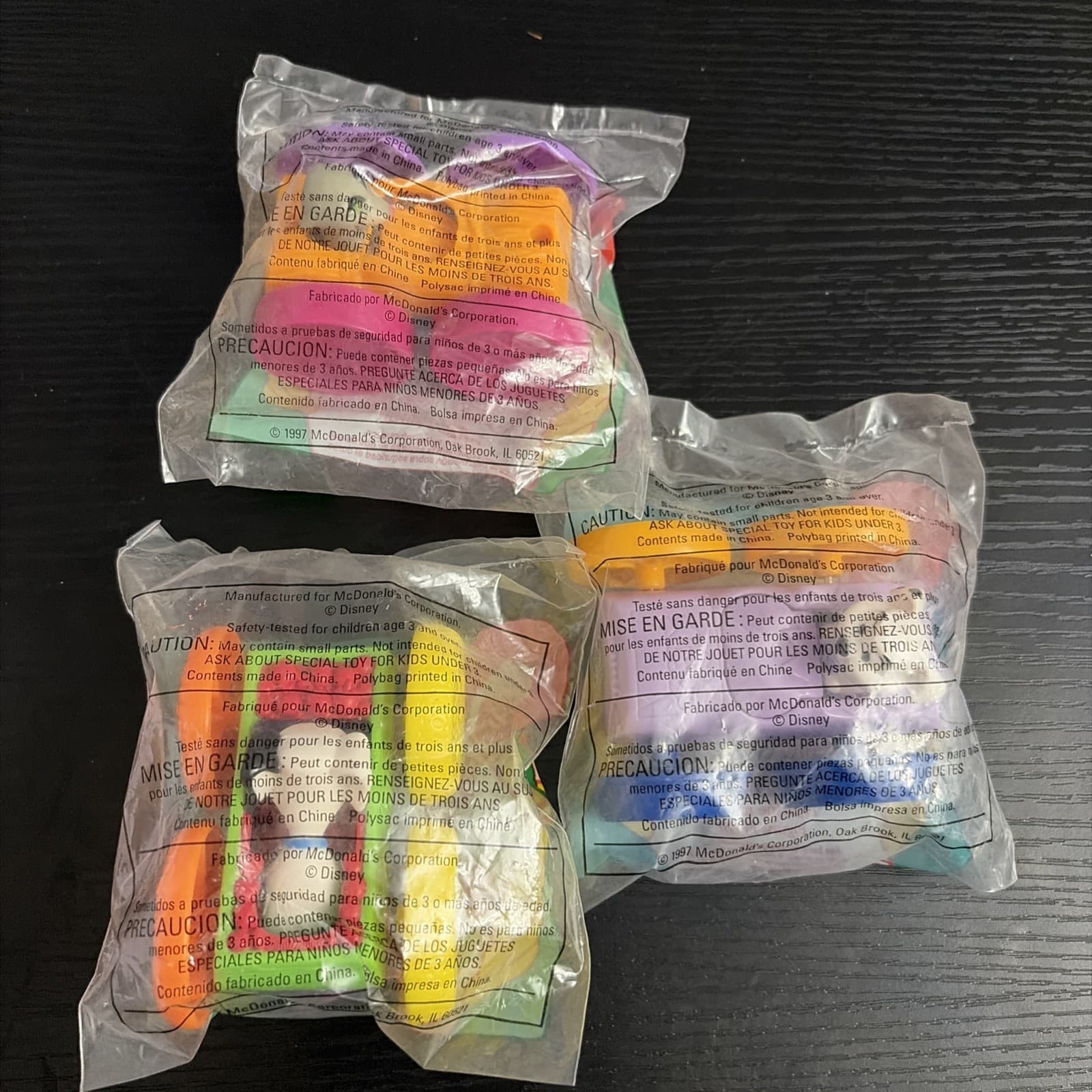 McDONALD'S HAPPY MEAL TOY 101 DALMATIANS #1,4,5 3 PCS - NIP - 1997 - Thumbnail 5