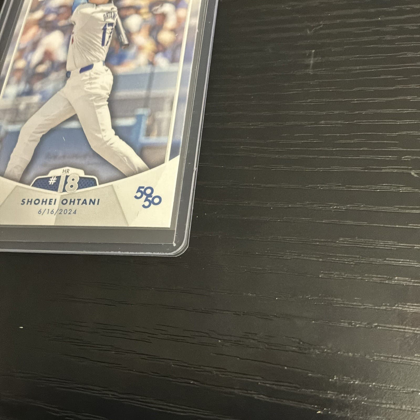 SHOHEI OHTANI 2024 TOPPS 50/50 BASEBALL HR #18 DODGERS Q1739 - Thumbnail 2
