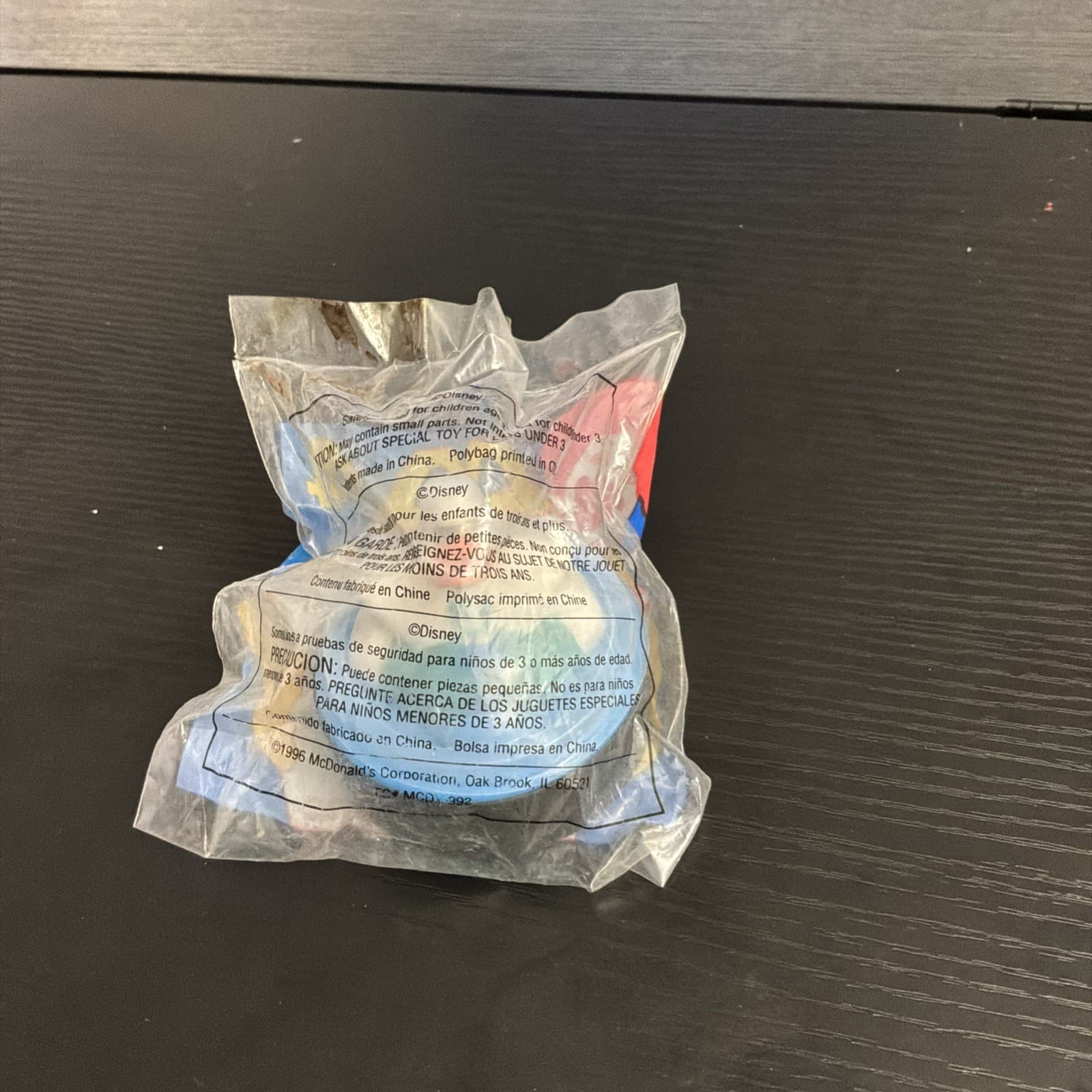 McDonald's Happy Meal Toy 1996 Mighty Ducks #4 Duck L' Orange New Sealed - Thumbnail 2