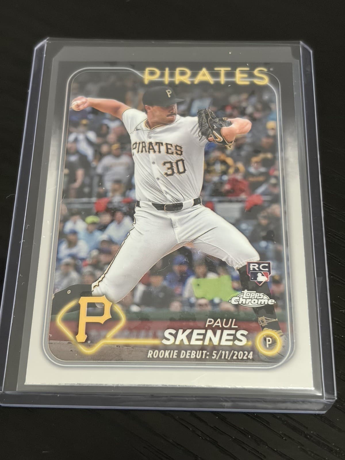 Topps Chrome 2024 Update Paul Skenes Rookie Debut RC #USC27 Pirates 🔥 - Thumbnail 3