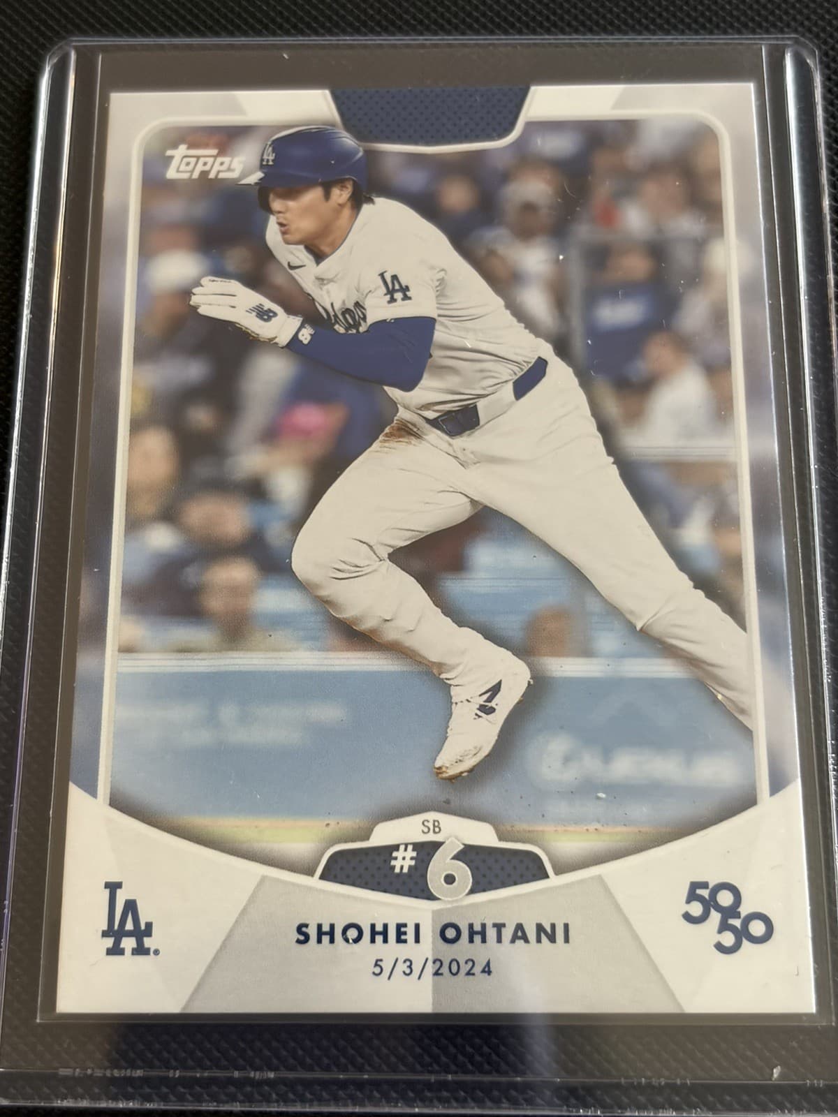 Shohei Ohtani #6 2024 Topps 50/50: Shohei Ohtani Dodgers - Thumbnail 2