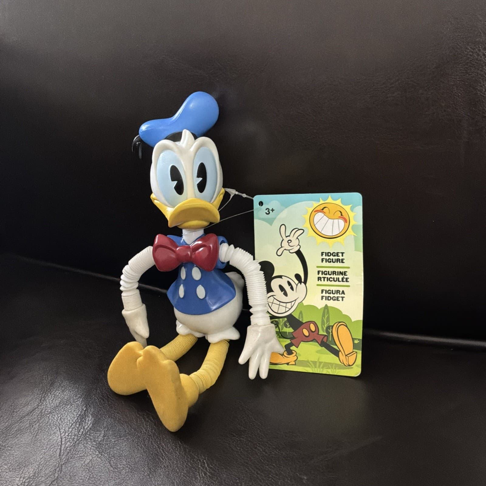 Disney Parks Donald Duck Fidget Figure Posable, Stretchable Arms And Legs 8-10” - Thumbnail 2