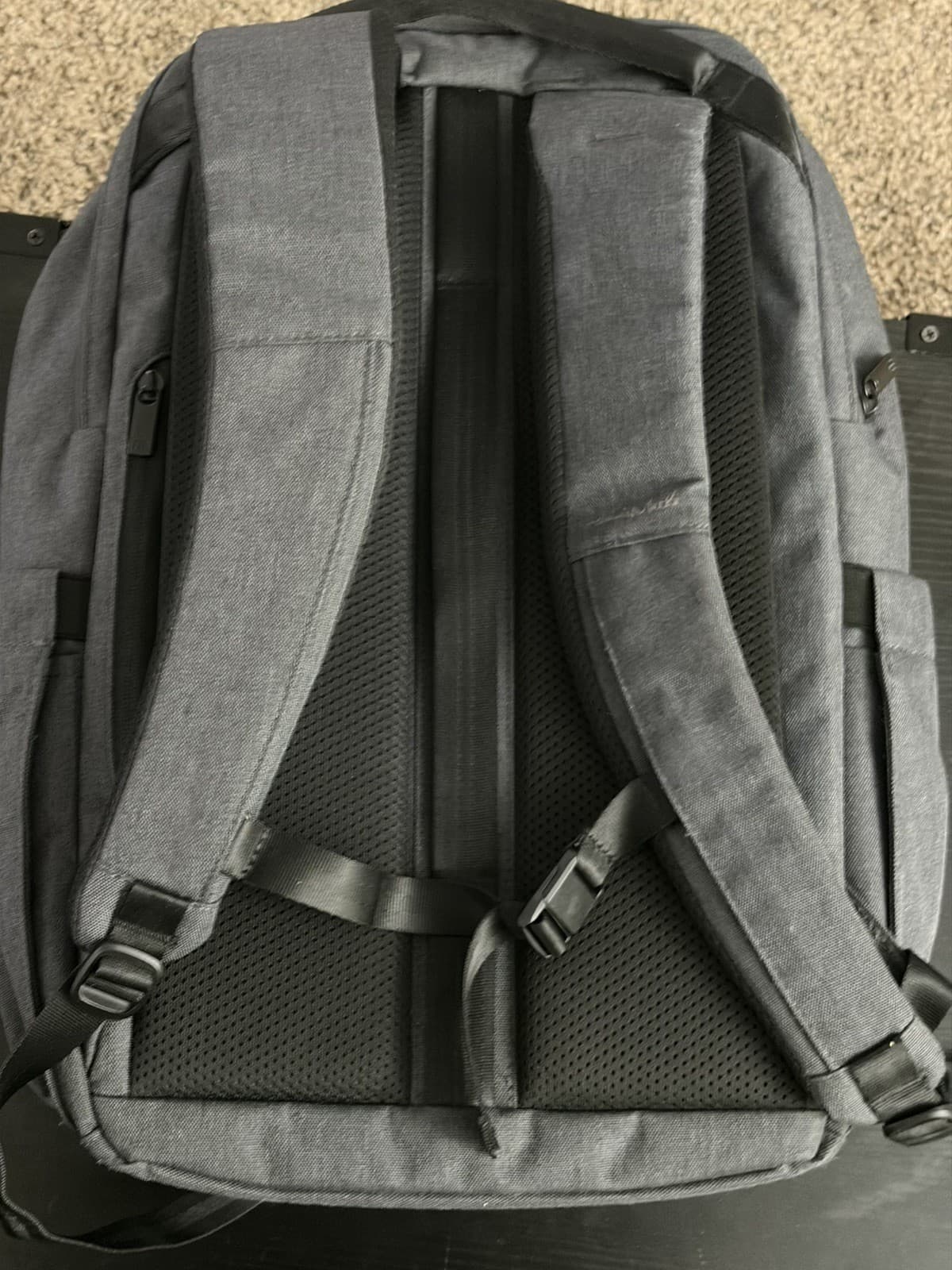 Travis Mathew Duration Backpack Grey Graphite Heather TMB105 - Thumbnail 6