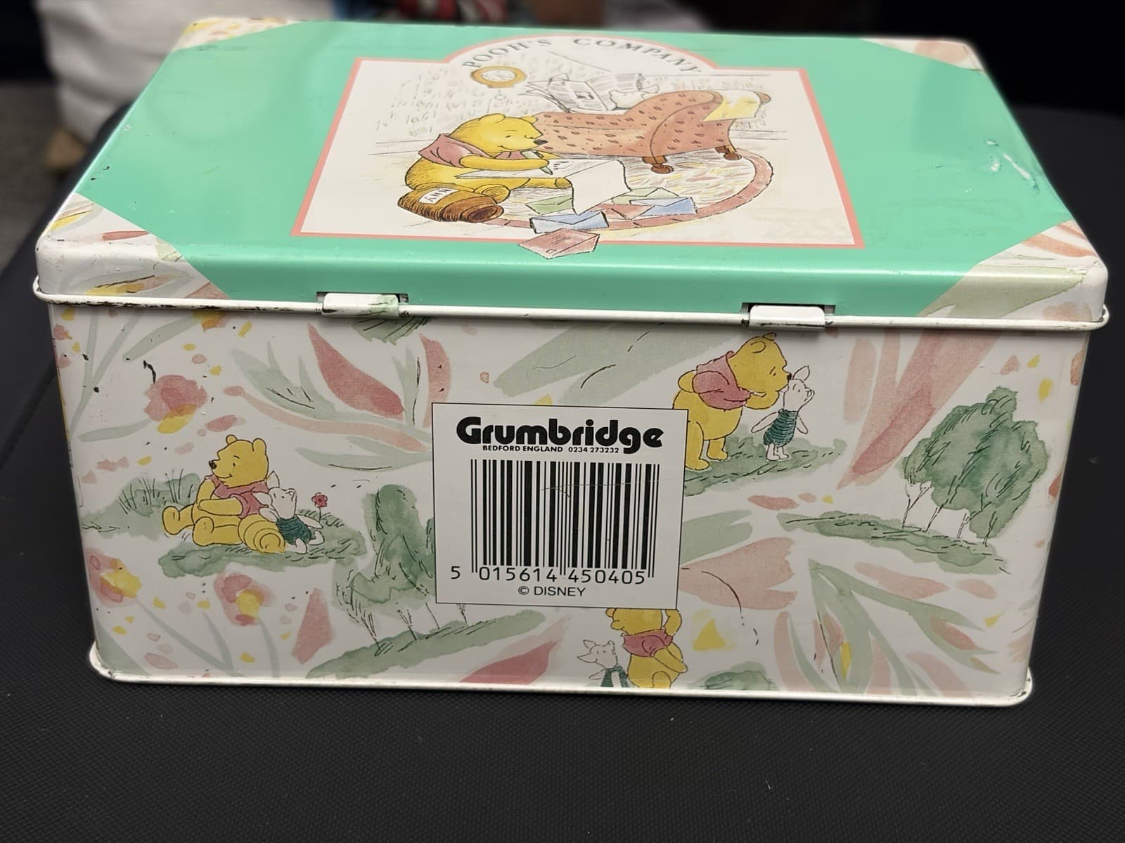 Grumbridge Disney Winnie the Pooh Metal Tin Lunchbox with Handle - Thumbnail 2