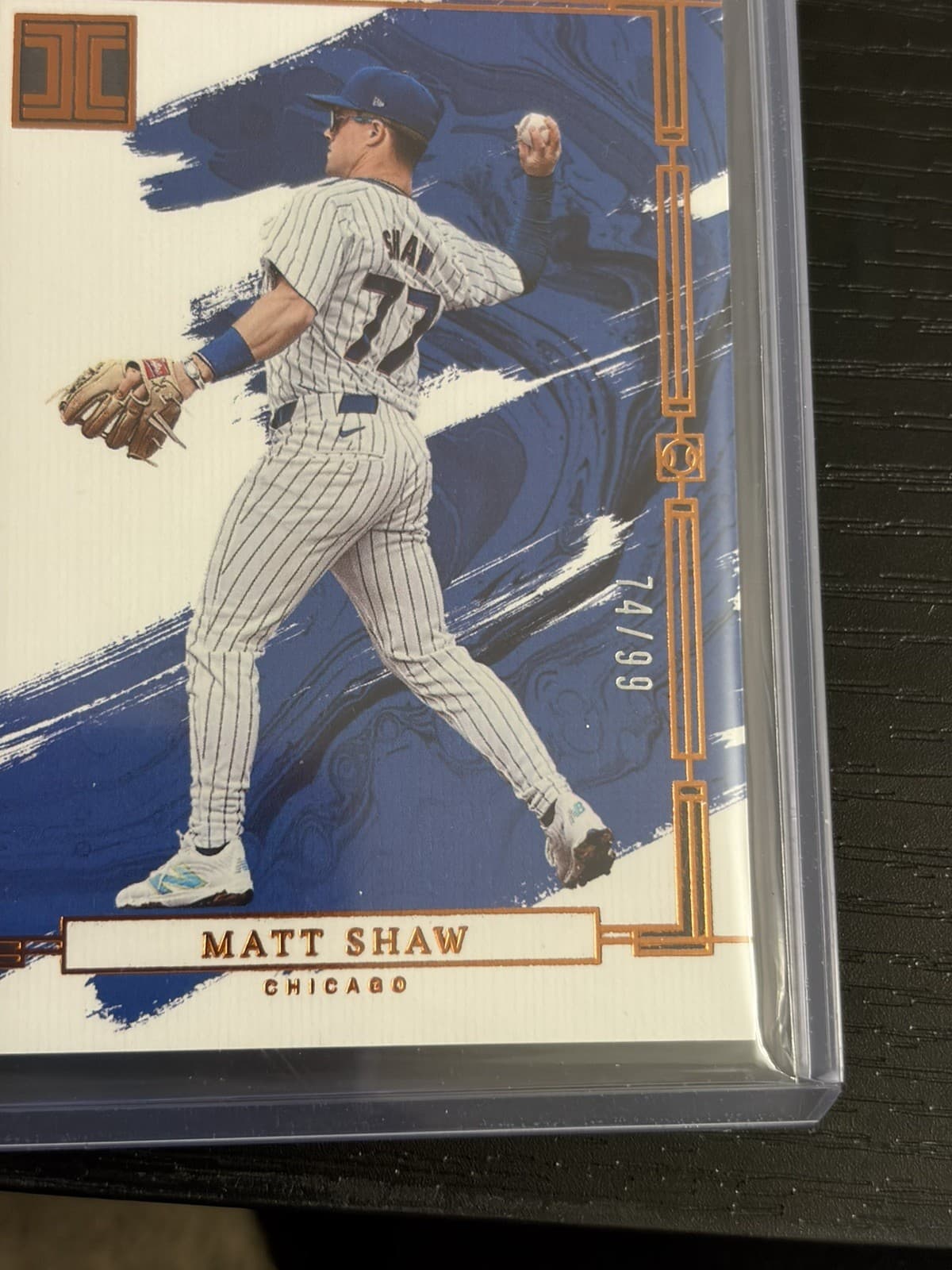 2024 Panini Impeccable Matt Shaw #74/99 - Thumbnail 4