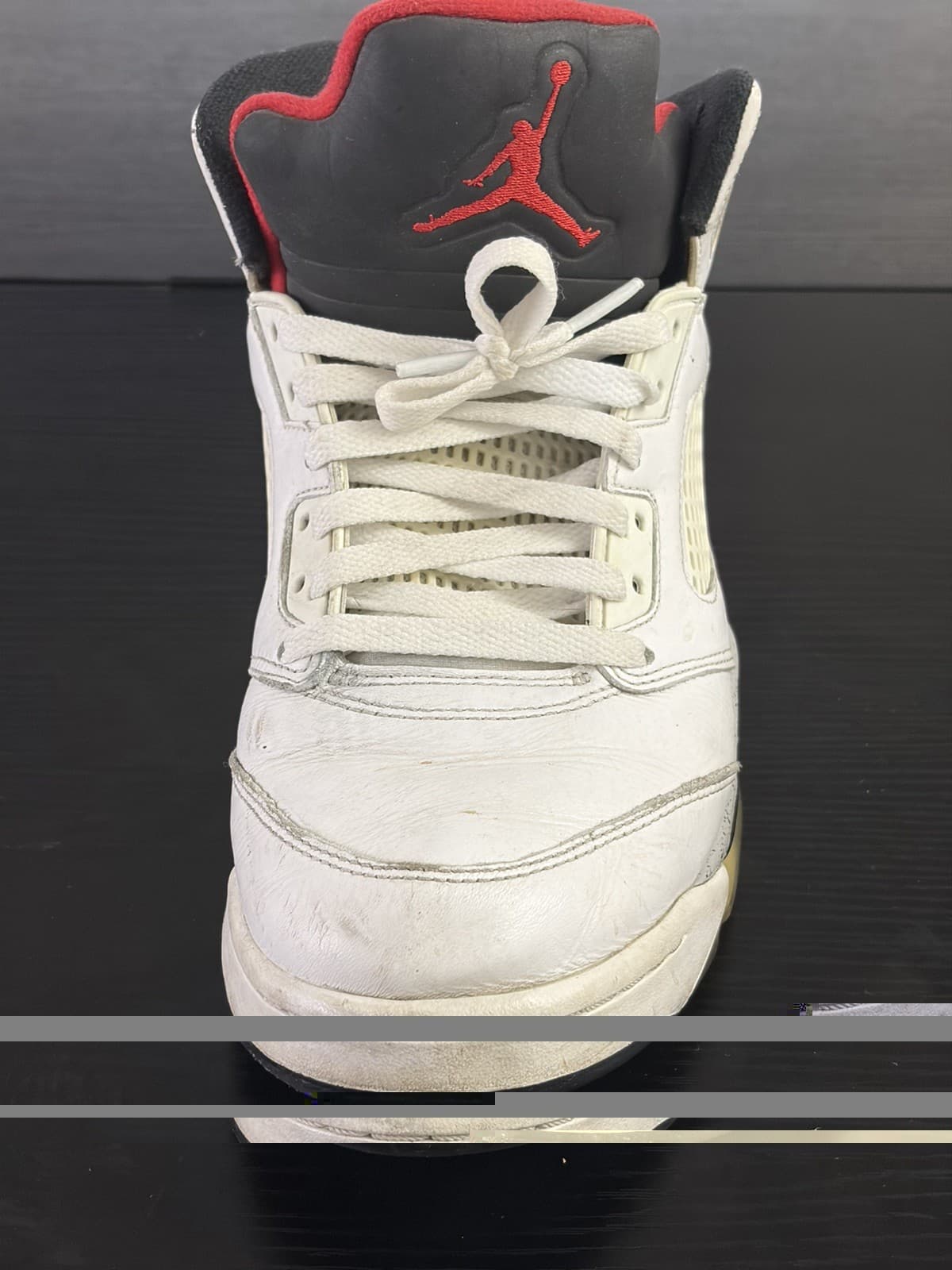 Jordan Air Jordan 5 Retro Fire Red White/Red/Black High Top Sneakers DA1911-102 - Thumbnail 6