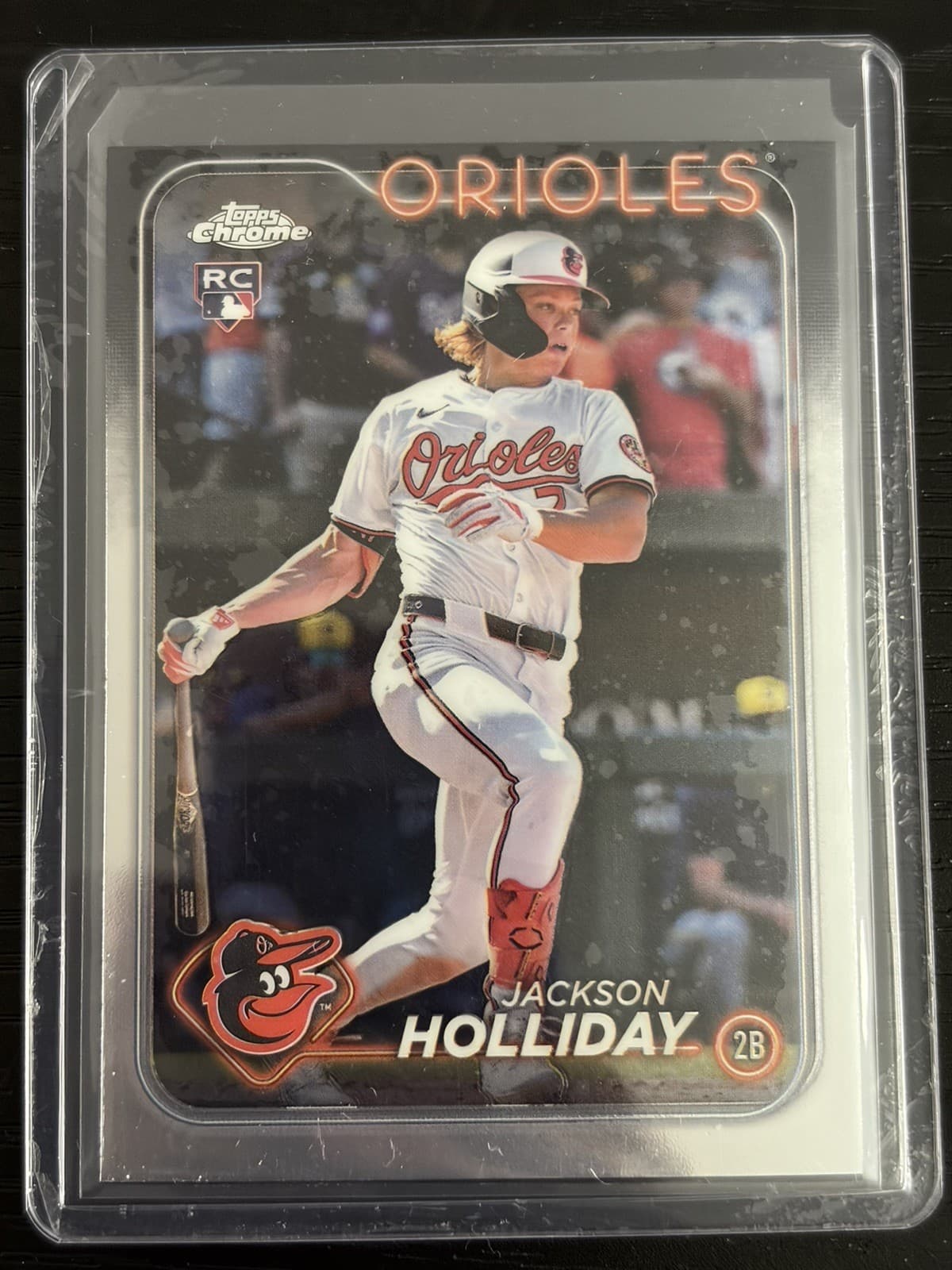 2024 Topps Chrome Update Jackson Holliday RC #USC200 Orioles Base Rookie - Thumbnail 2