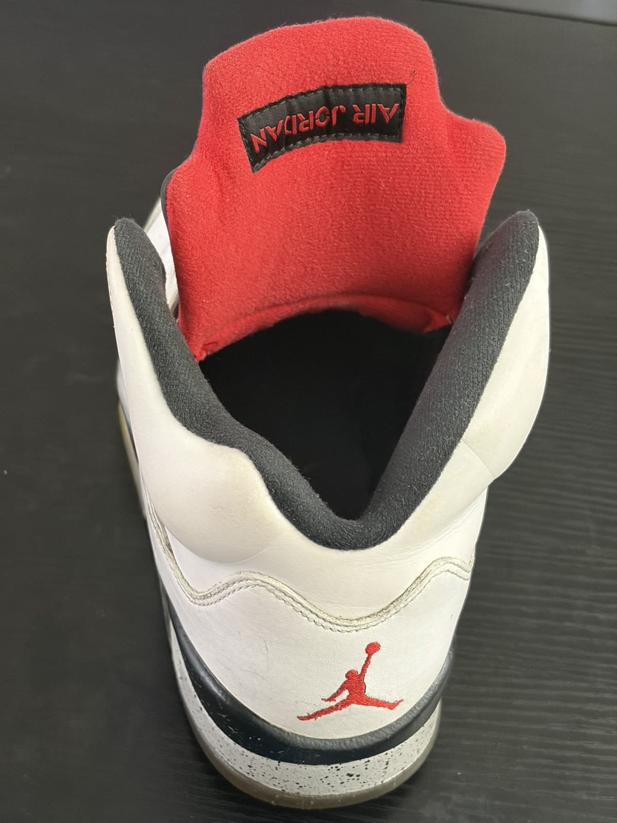 Jordan Air Jordan 5 Retro Fire Red White/Red/Black High Top Sneakers DA1911-102 - Thumbnail 11