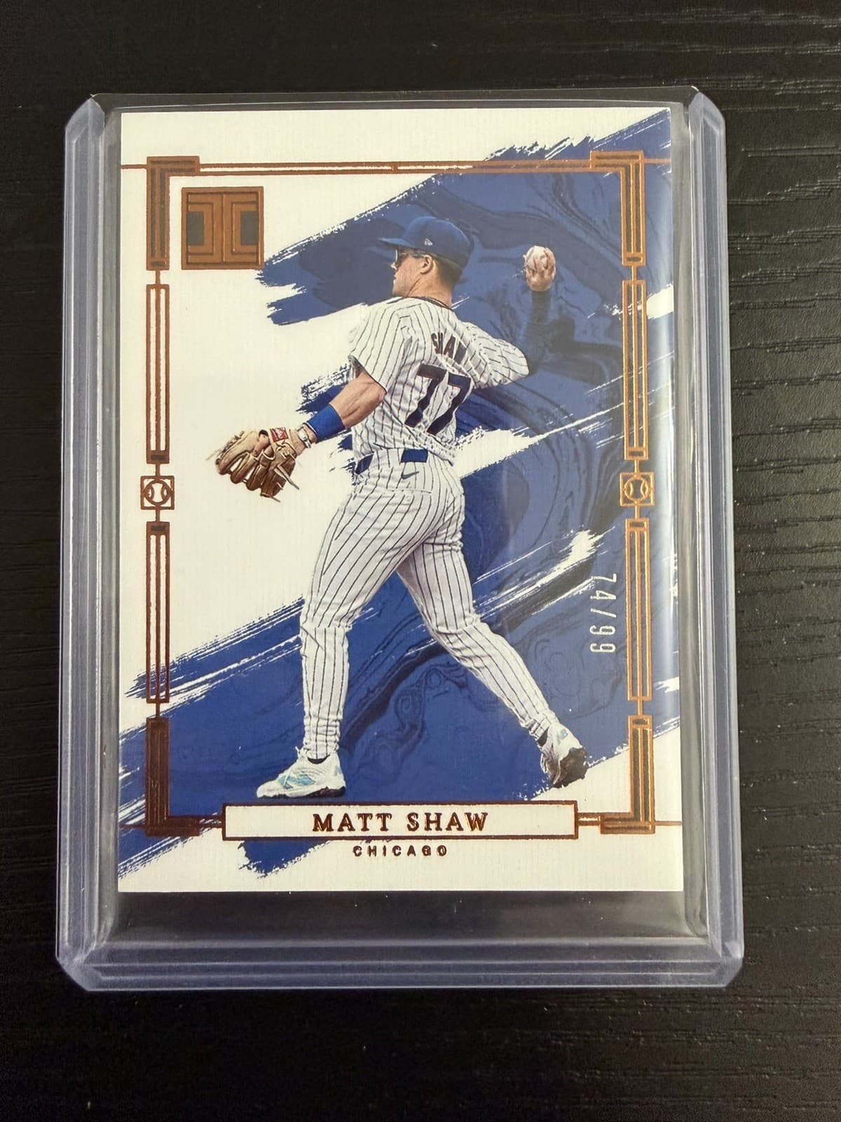 2024 Panini Impeccable Matt Shaw #74/99 - Thumbnail 3