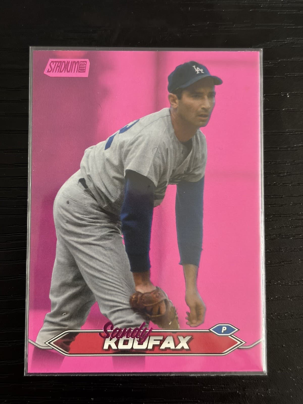 2024 Topps Stadium Club SANDY KOUFAX #255 NM Pink Foil Los Angeles Dodgers - Thumbnail 2