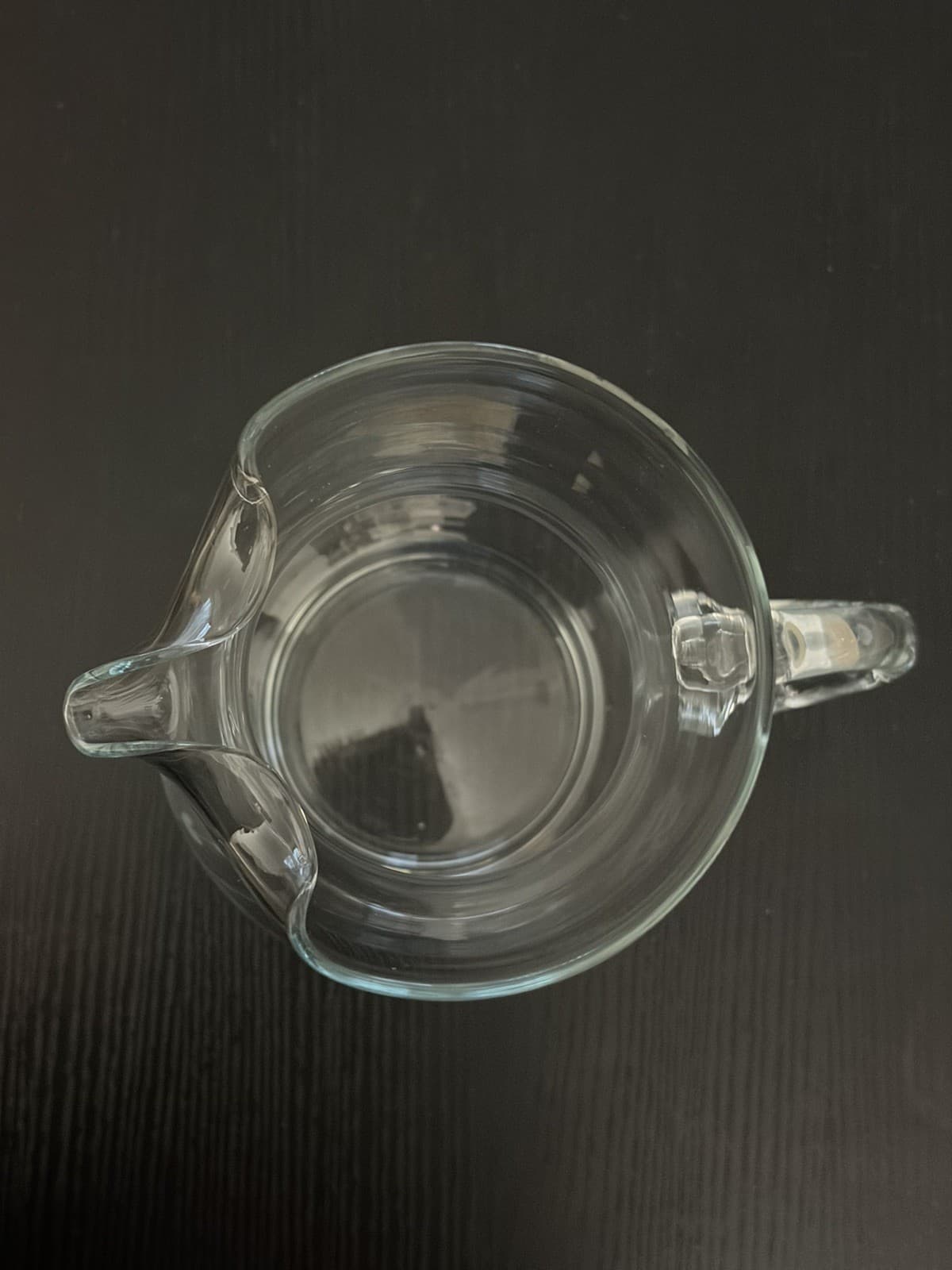 Vintage Princess House Heritage Etch Glass Pitcher 72oz 10" Tall Floral Crystal - Thumbnail 5