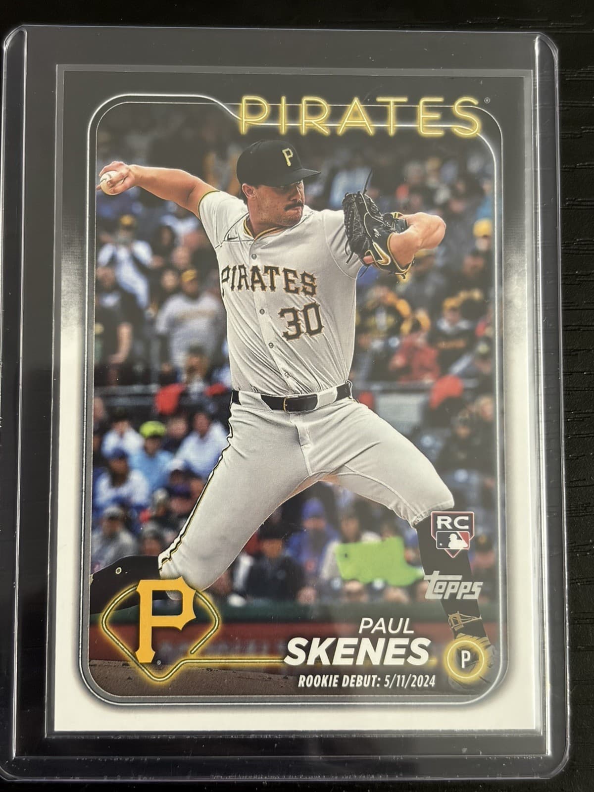 2024 Topps Update Series - Rookie Debut #US288 Paul Skenes Pirates Baseball - Thumbnail 3