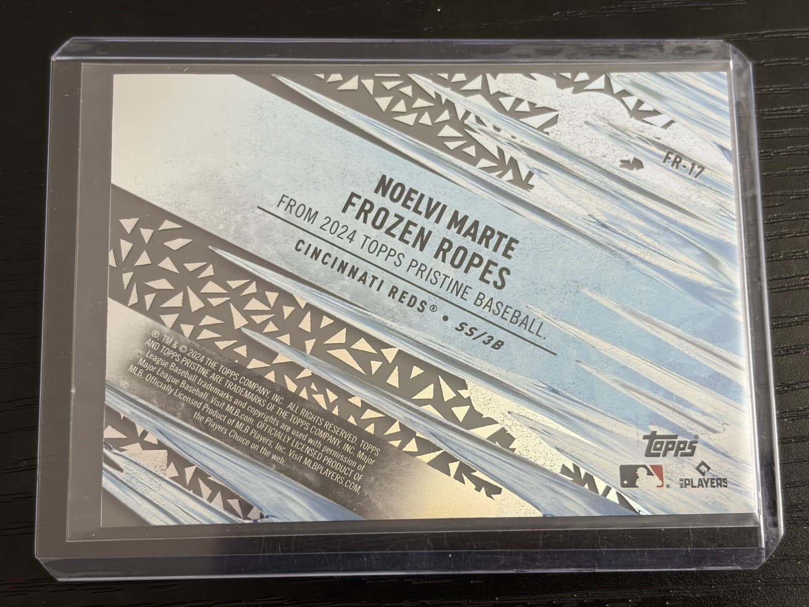 2024 Topps Pristine Noelvi Marte Frozen Ropes FR-17 RC Rookie Reds - Thumbnail 2