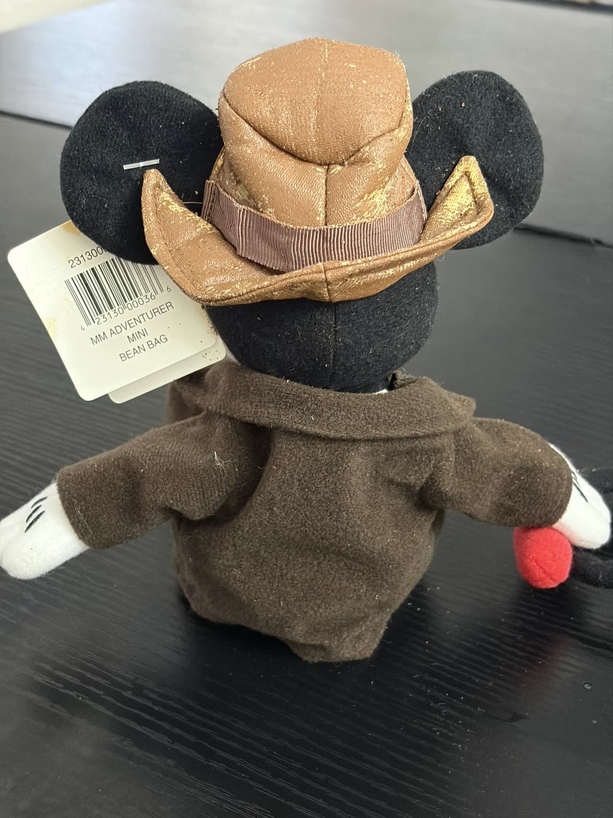 Disney Mickey Mouse Adventurer Mini Bean Bag Plush 9" Indiana Jones NWT Vintage - Thumbnail 7