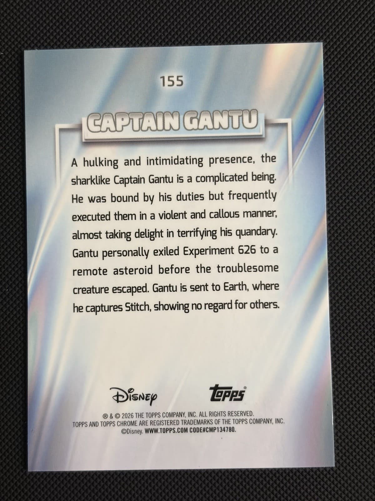 Topps Disney Captain Gantu Serial #29 Lilo & Stitch - Thumbnail 2