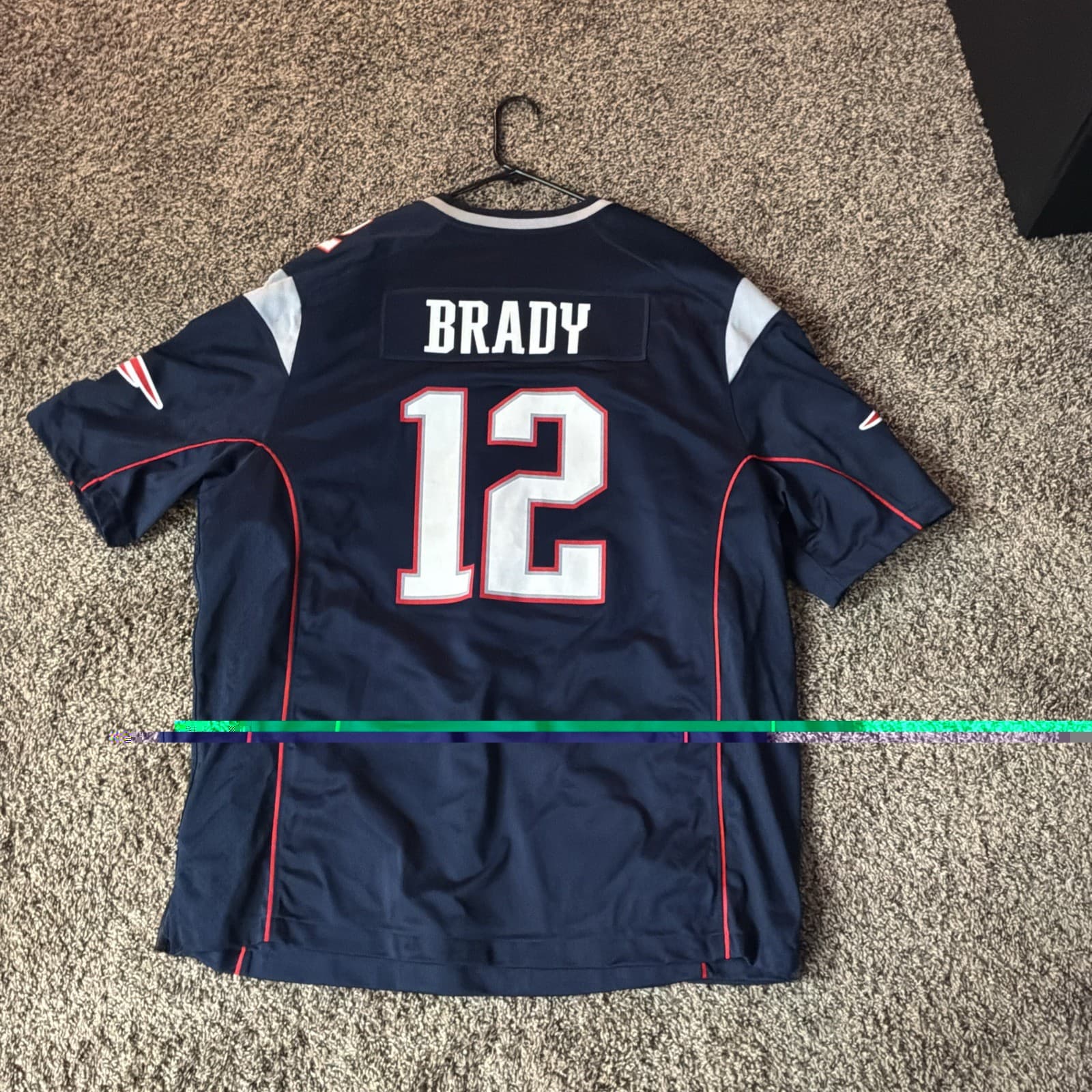 Authentic Nike Tom Brady #12 Patriots NFL Jersey W/ Super Bowl LII 52 Patch - Thumbnail 4