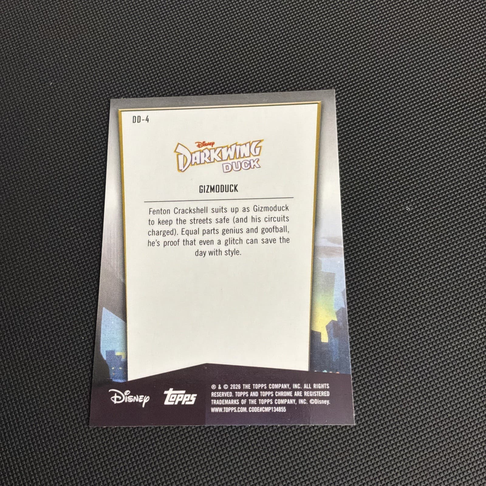 2026 Topps Disney Chrome Gizmoduck Darkwing Duck 30th Anniversary Insert - Thumbnail 2