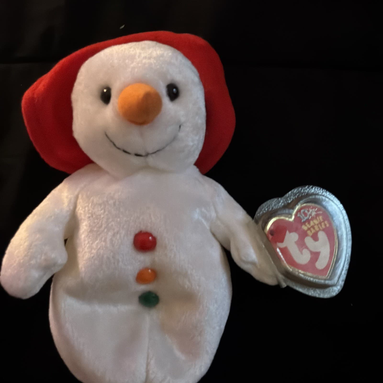 Ty Beanie Baby Chillin' - MWMT, Snowman - Thumbnail 2
