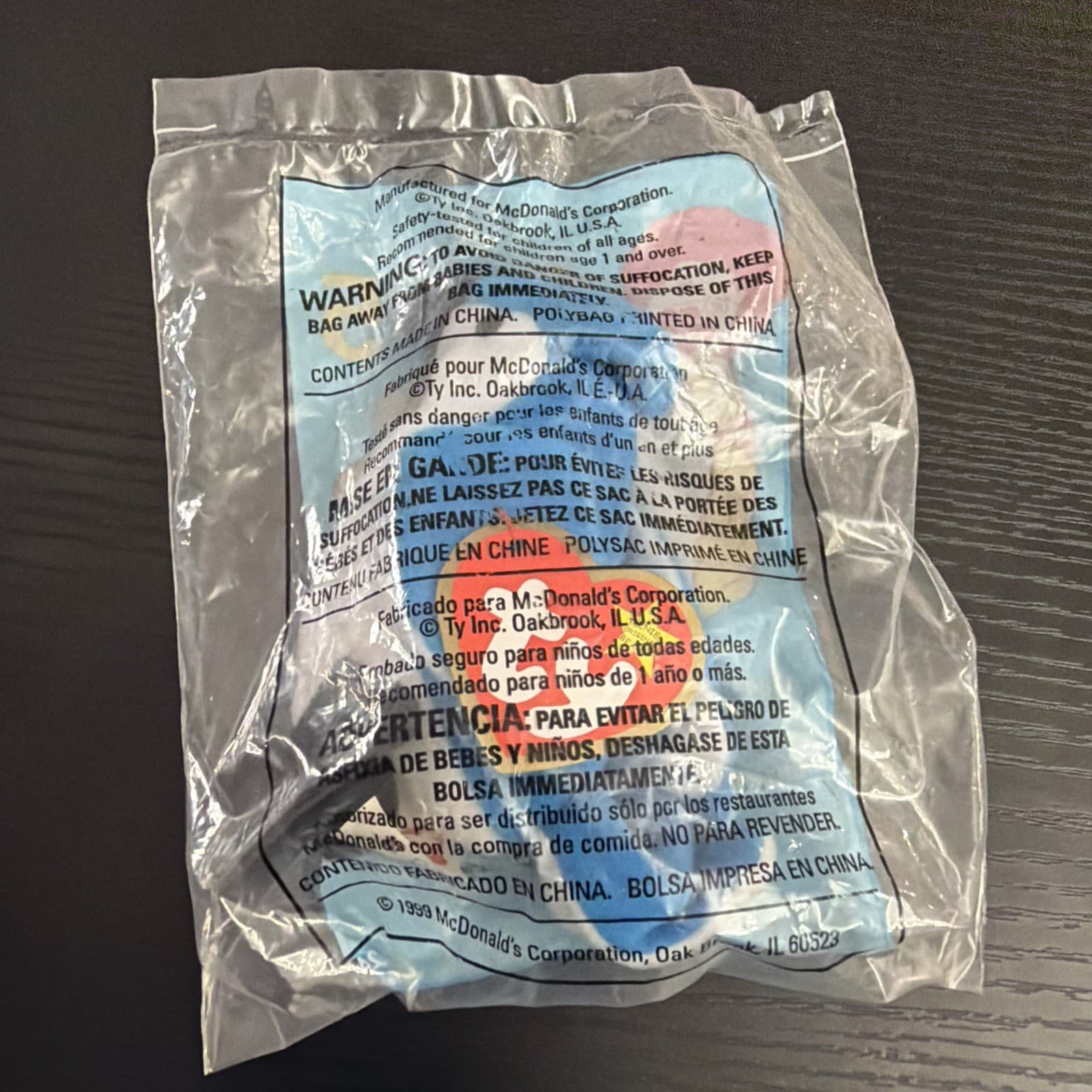 1993 McDonalds TY Teenie Beanie Baby Rocket the Blue Jay Bird Brand New - Thumbnail 2