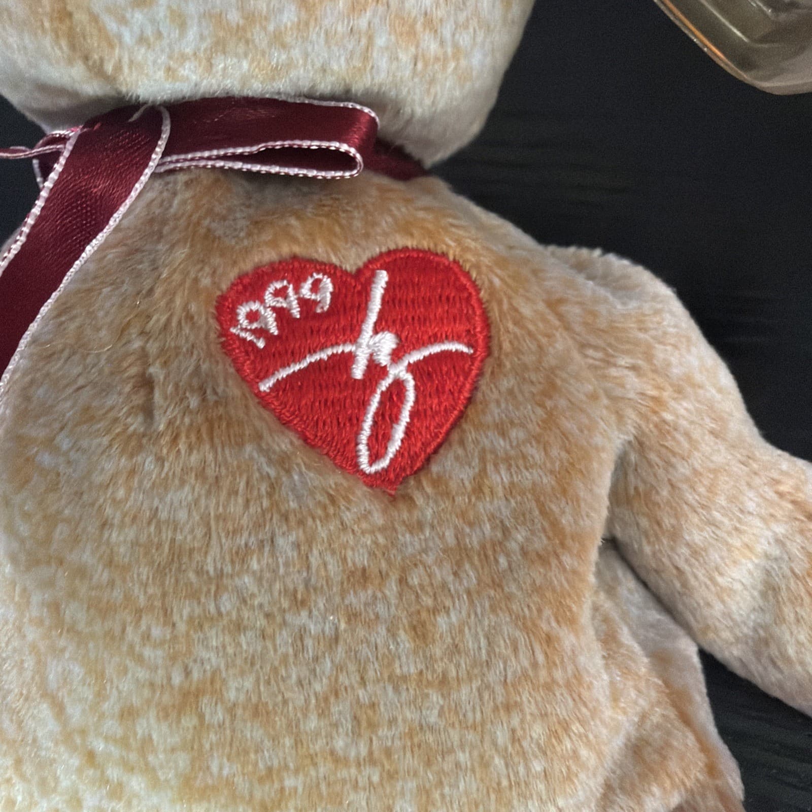 Ty Beanie Babies 1999 Signature Bear Beanbag Plush Stuffed Animal w/ Tags - Thumbnail 2