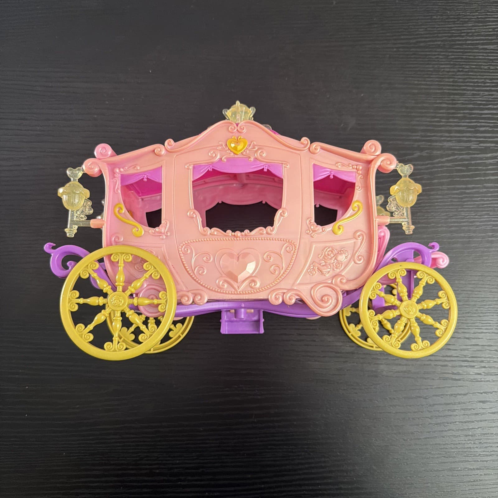 Disney Princess Magic Clip Magiclip Sleeping Beauty Royal Carriage By Mattell - Thumbnail 2