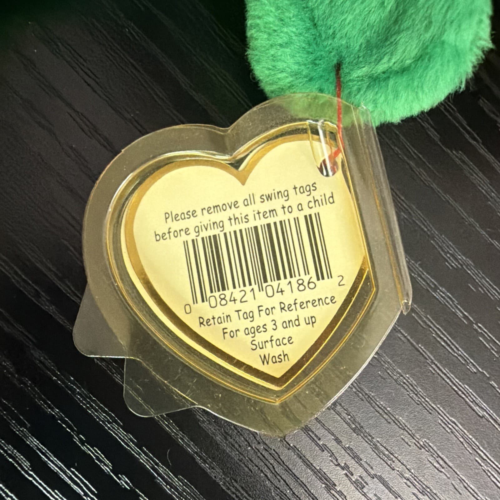 Original Ty Beanie Baby Erin The Bear 1997 TagErrors RARE MINT CONDITION 4th Gen - Thumbnail 6