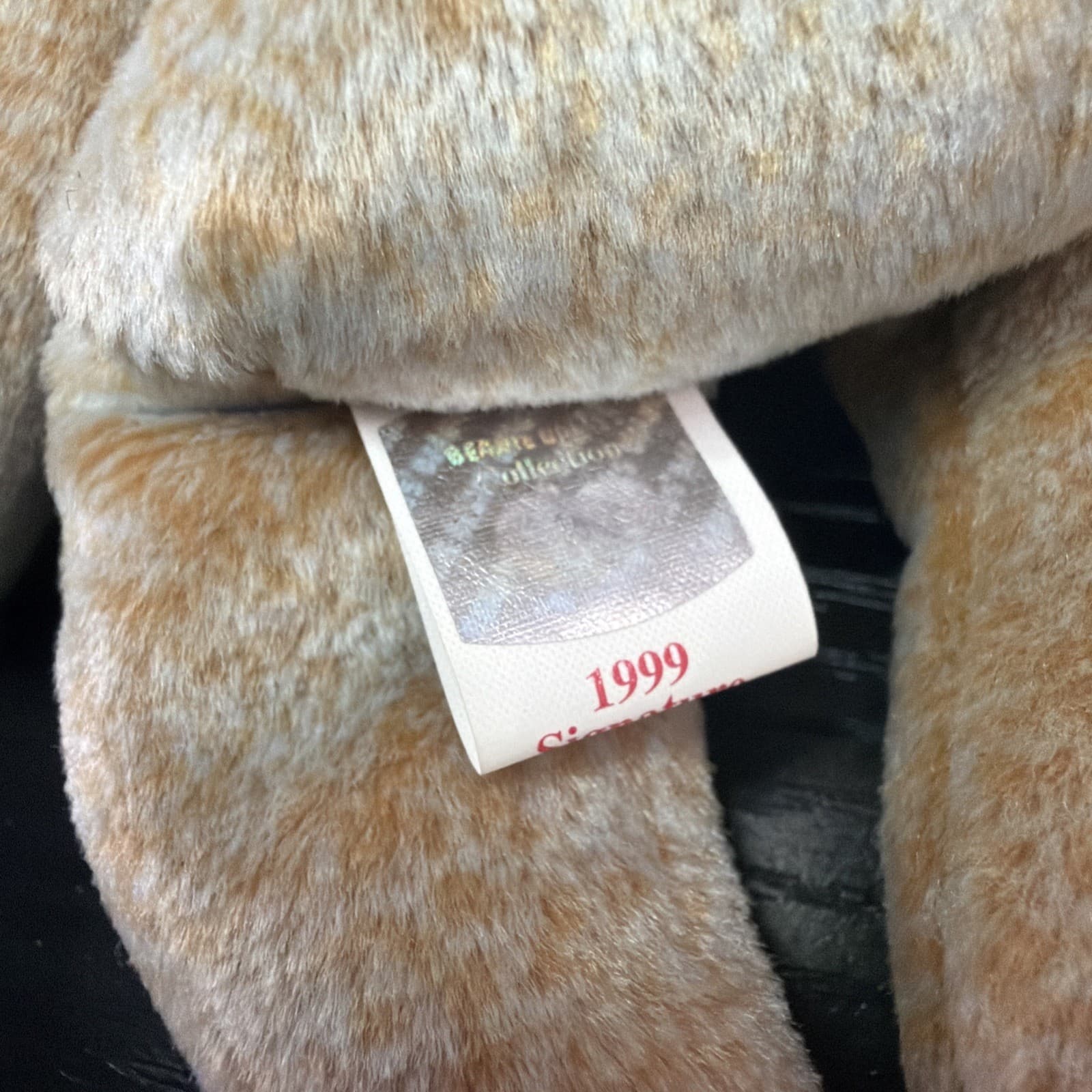 Ty Beanie Babies 1999 Signature Bear Beanbag Plush Stuffed Animal w/ Tags - Thumbnail 5