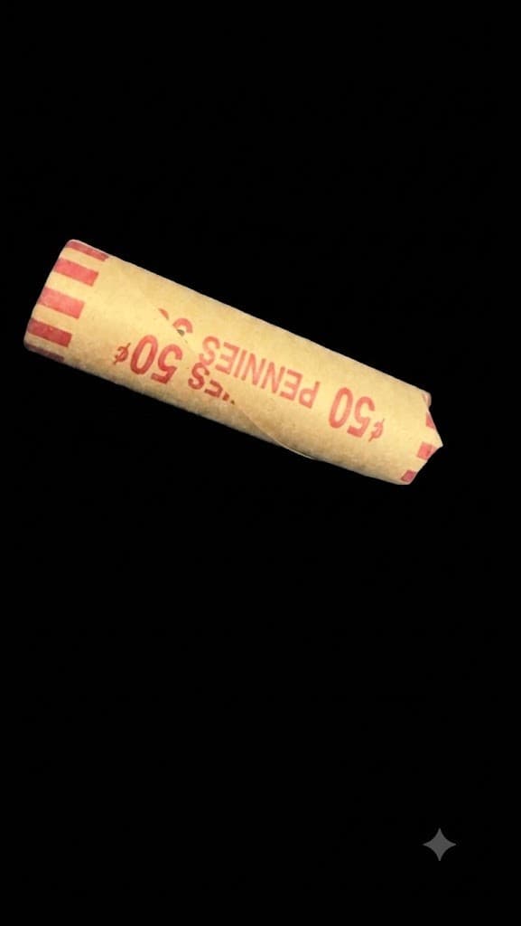 50-Coin Roll Mixed Date Indian Head Cents - Circulated - Unsearched by Seller - Thumbnail 2