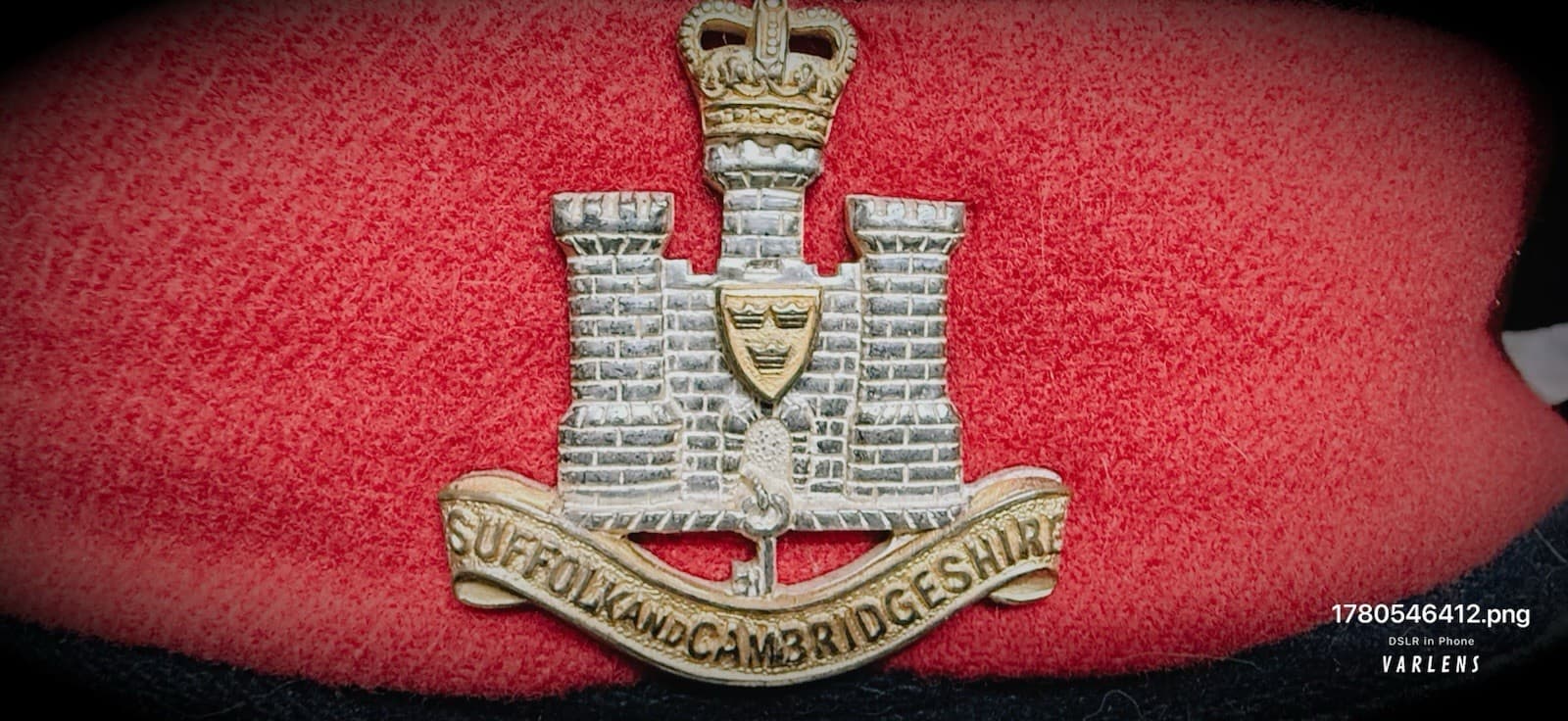 RARE British Field Officer Peak Cap Suffolk & Cambridgeshire Hawkes Savile Row - Thumbnail 5