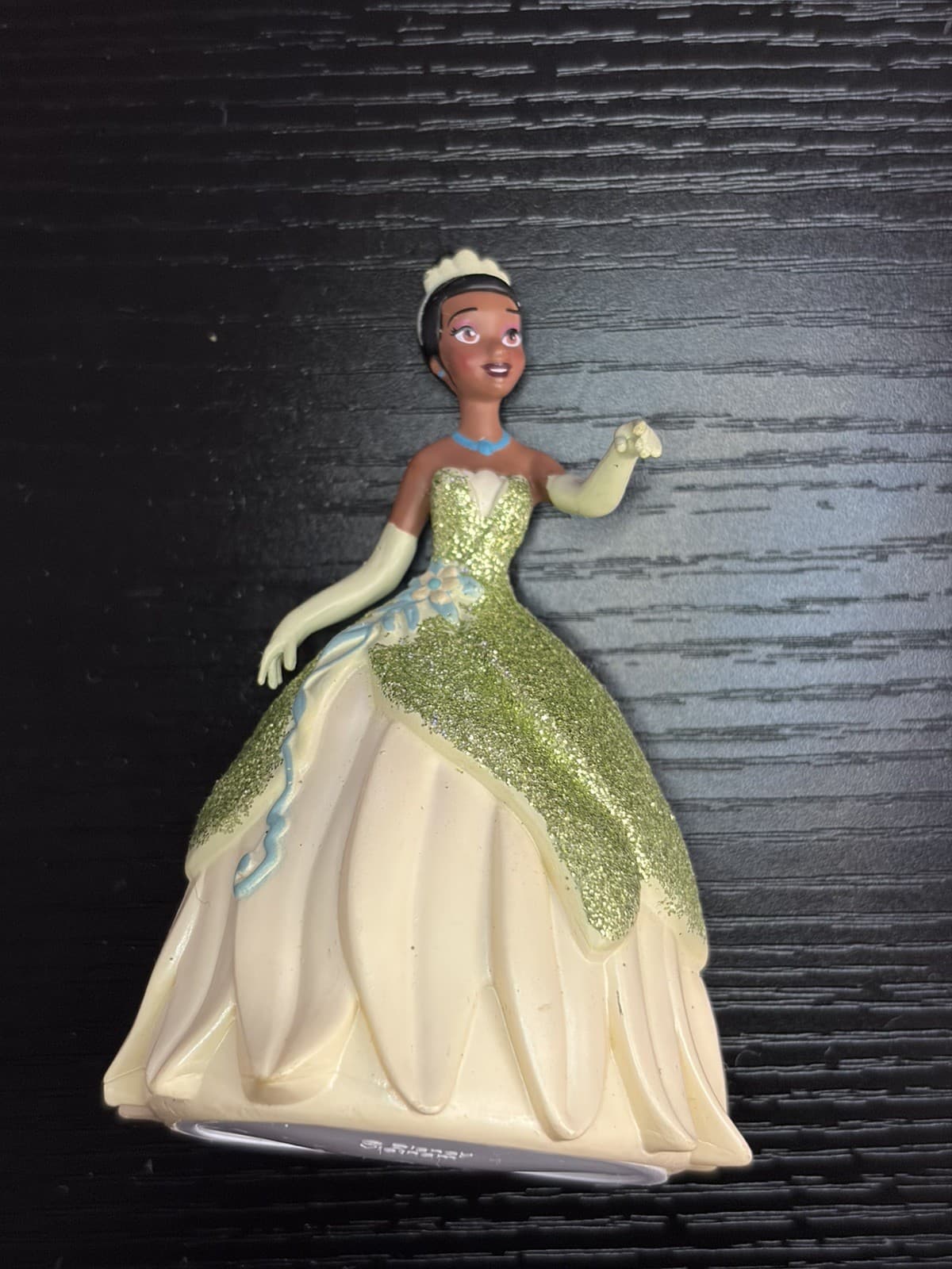 DISNEY Princess and the Frog TIANA Glitter Glittery PVC Figure Cake Topper Toy - Thumbnail 3